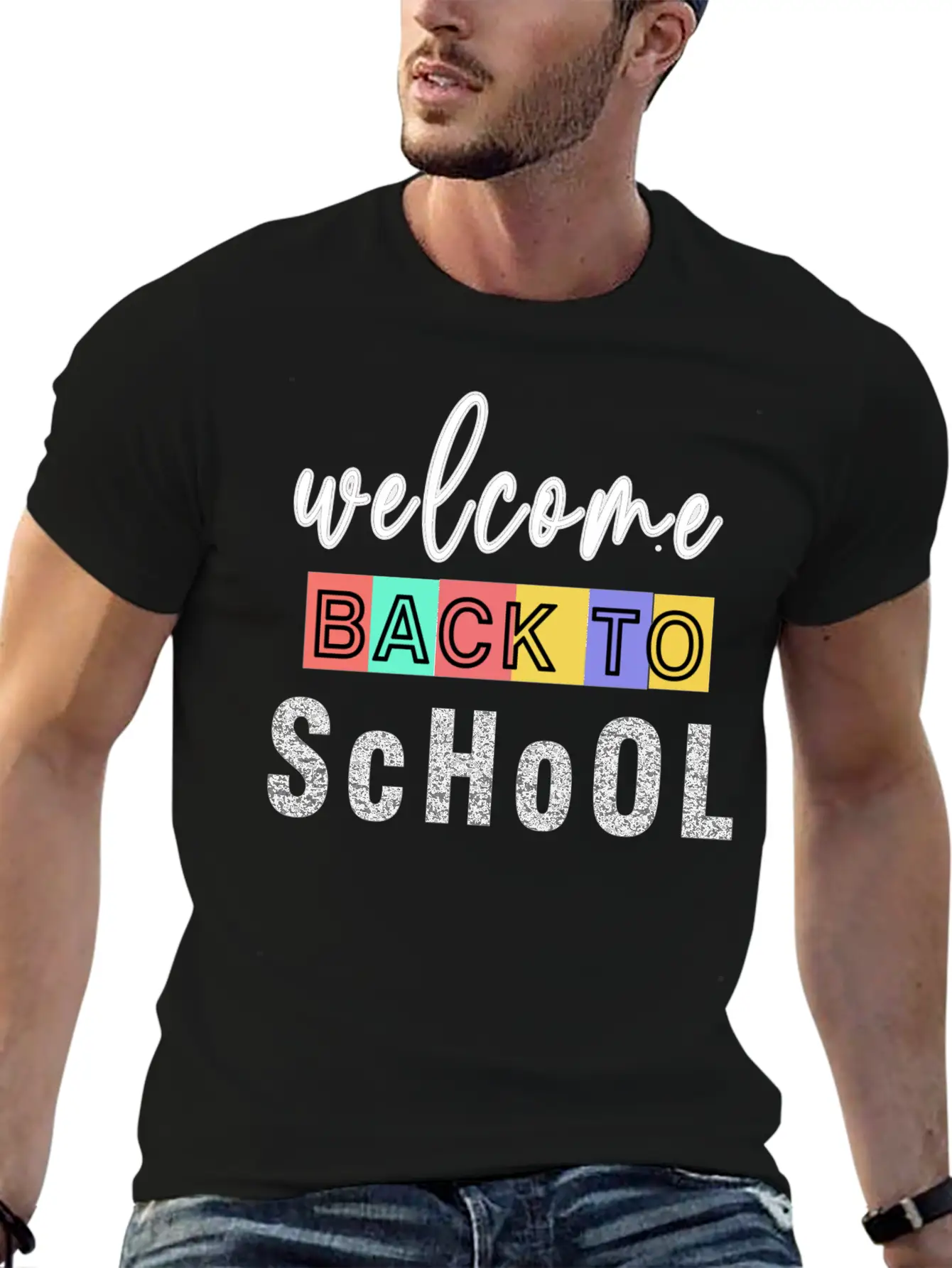 Welcome Back To School Unisex Casual T-Shirt – Clean Design For Daily Comfort