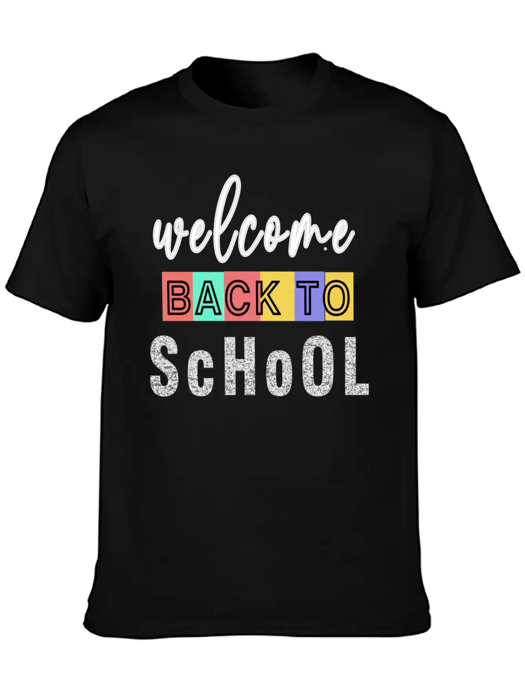 Welcome Back To School Unisex Casual T-Shirt – Clean Design For Daily Comfort