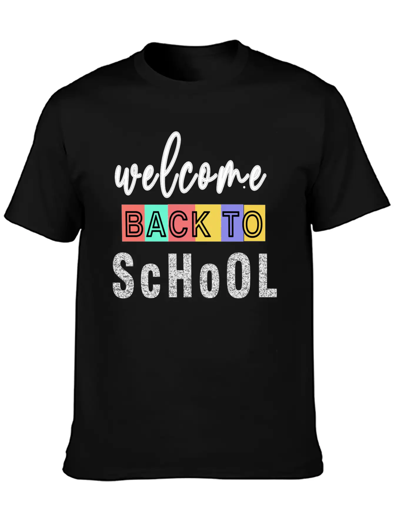 Welcome Back To School Unisex Casual T-Shirt – Clean Design For Daily Comfort