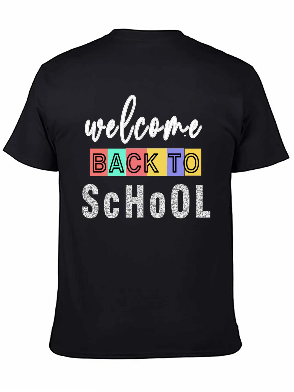 Welcome Back To School Unisex Casual T-Shirt – Clean Design For Daily Comfort