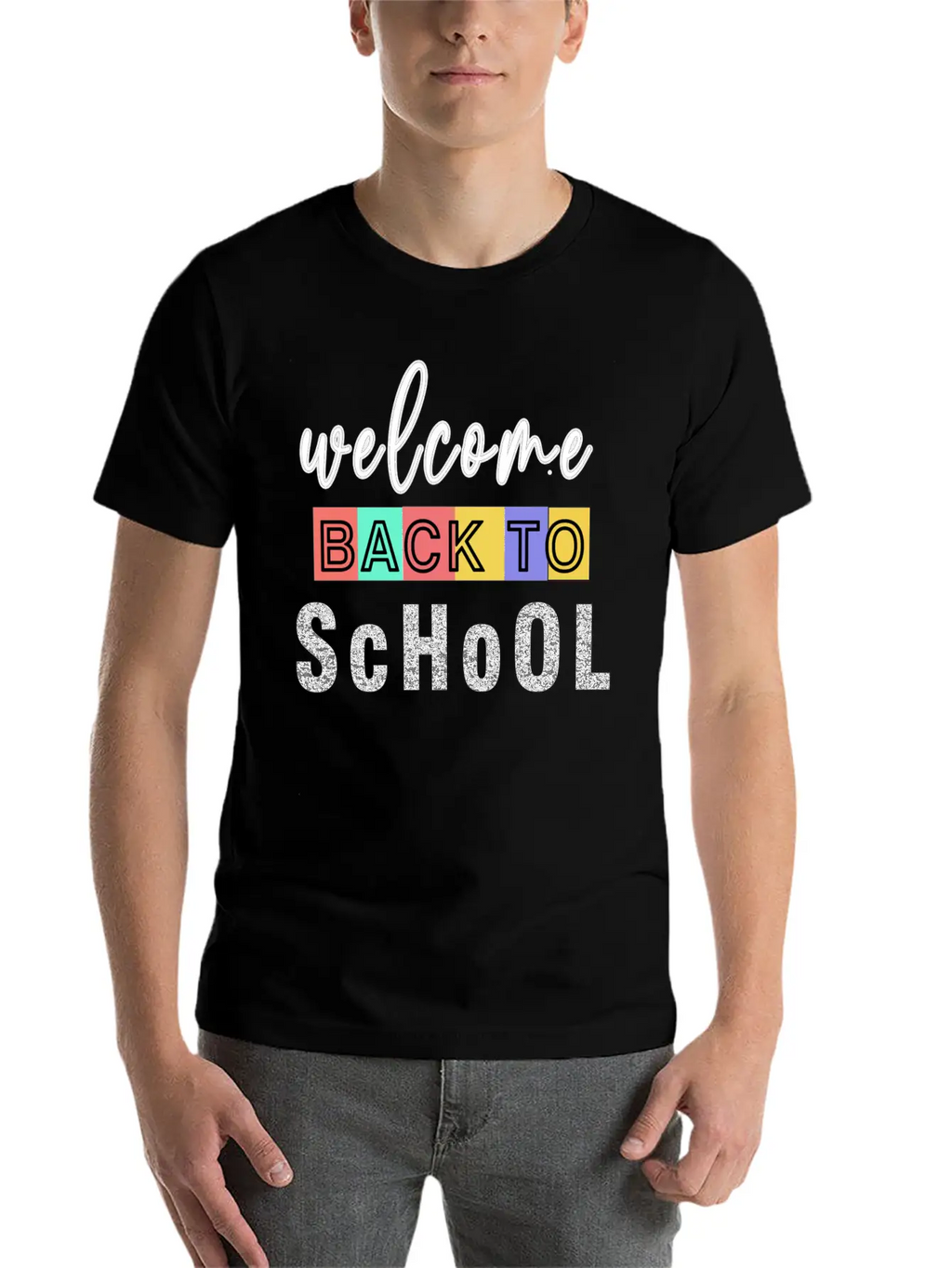 Welcome Back To School Unisex Casual T-Shirt – Clean Design For Daily Comfort