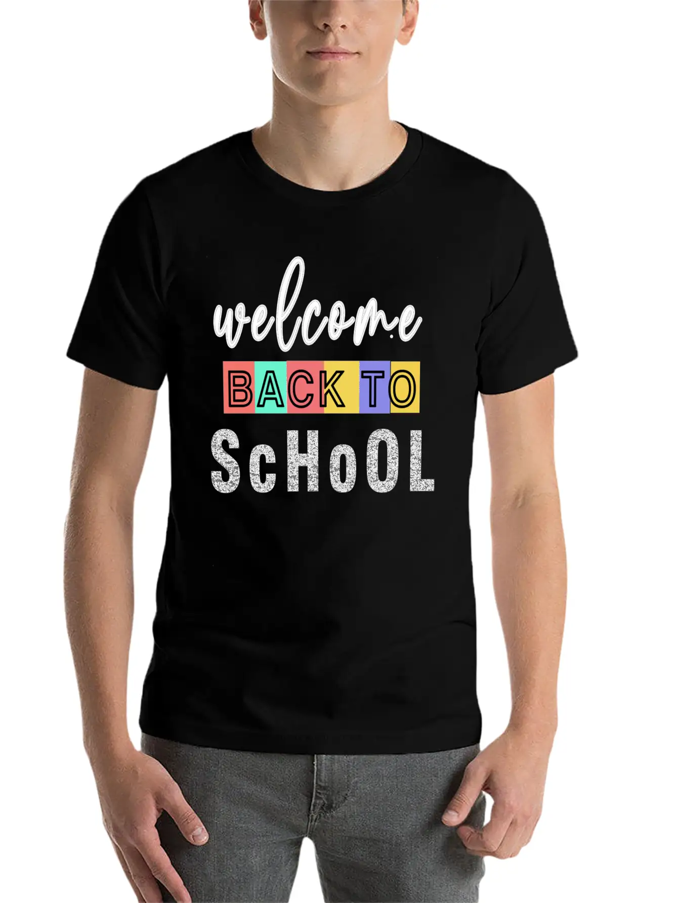 Welcome Back To School Unisex Casual T-Shirt – Clean Design For Daily Comfort