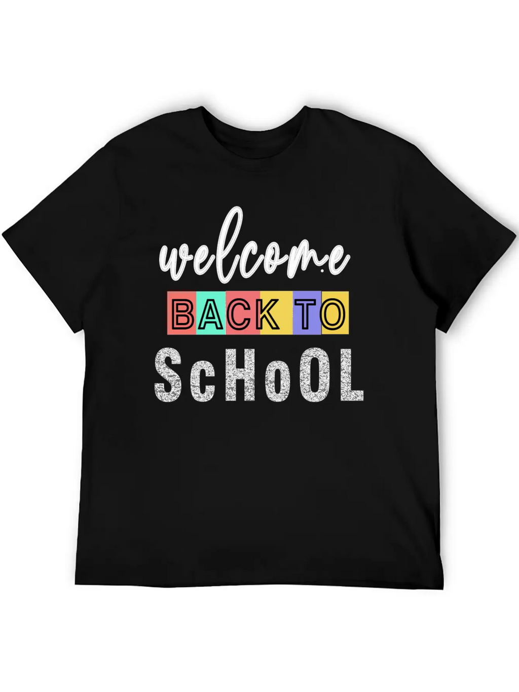 Welcome Back To School Unisex Casual T-Shirt – Clean Design For Daily Comfort