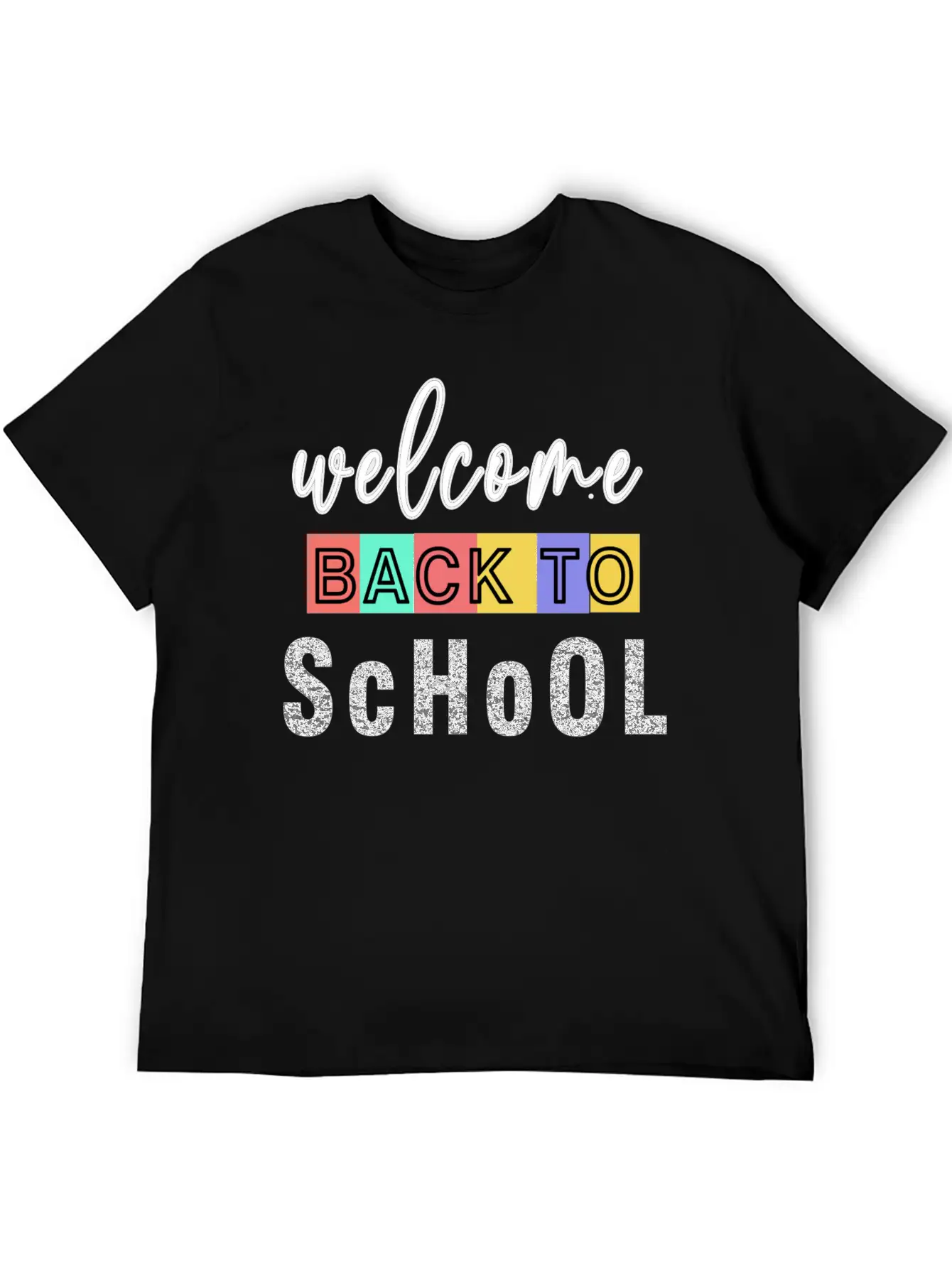 Welcome Back To School Unisex Casual T-Shirt – Clean Design For Daily Comfort