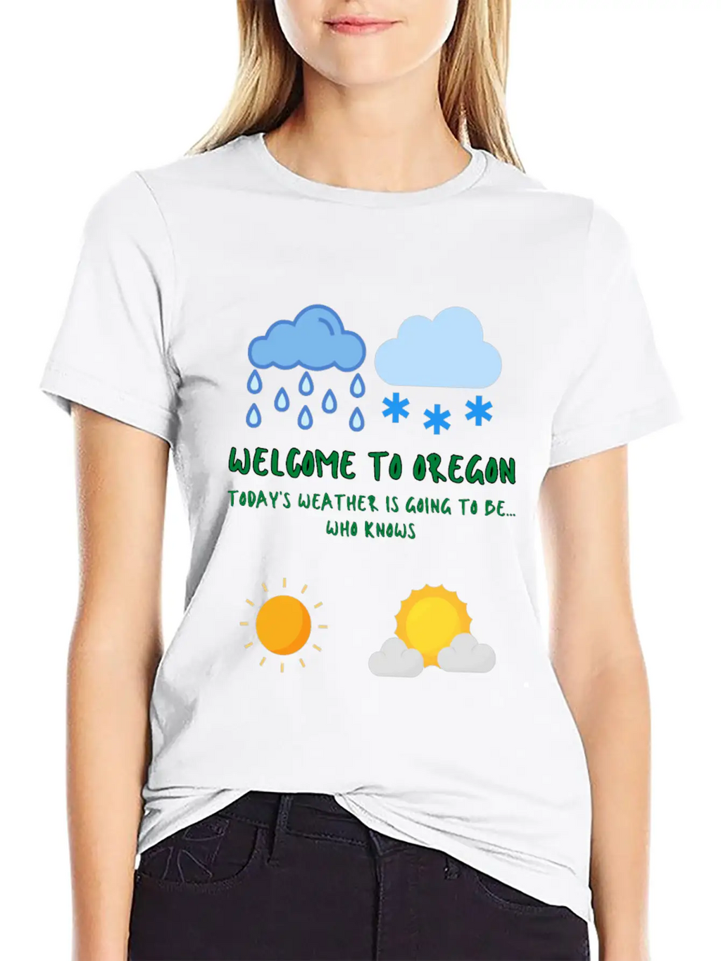 Welcome To Oregon Unisex Casual T-Shirt – Clean Design For Daily Comfort