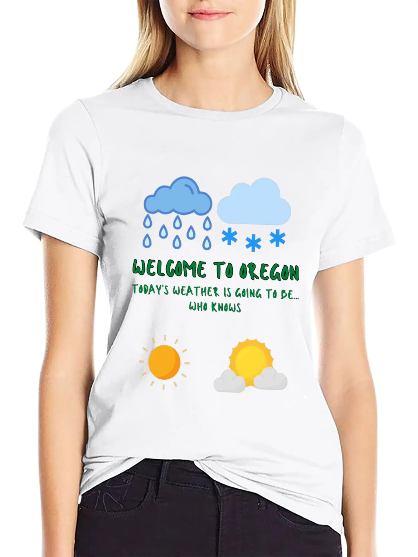 Welcome To Oregon Unisex Casual T-Shirt – Clean Design For Daily Comfort