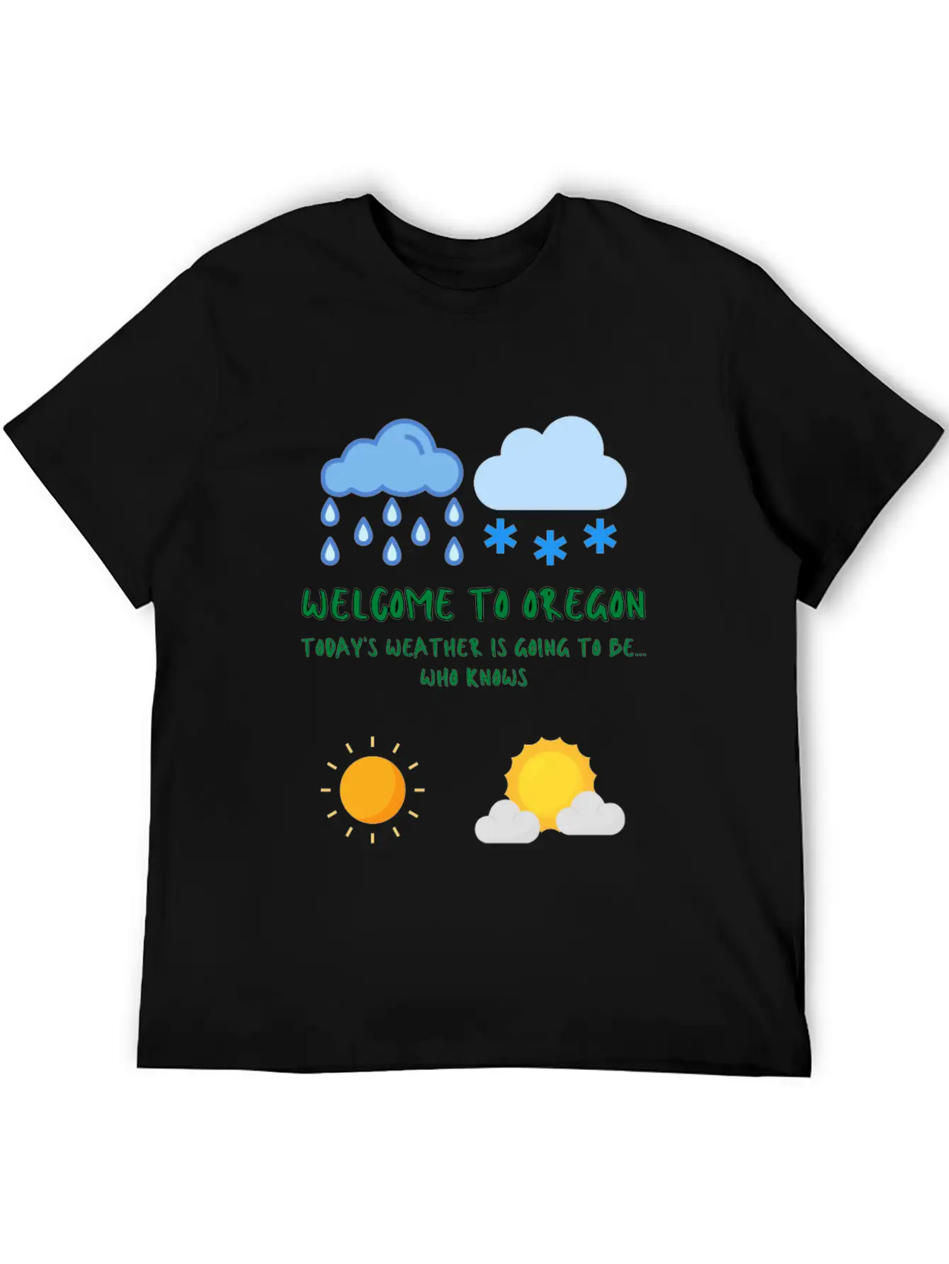 Welcome To Oregon Unisex Casual T-Shirt – Clean Design For Daily Comfort