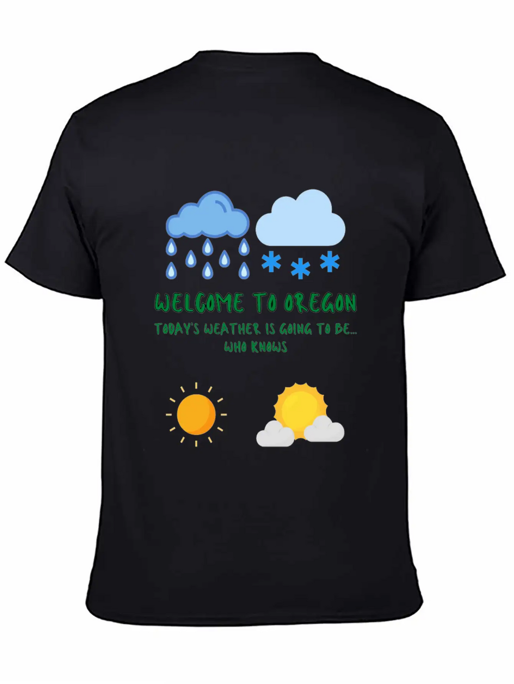 Welcome To Oregon Unisex Casual T-Shirt – Clean Design For Daily Comfort