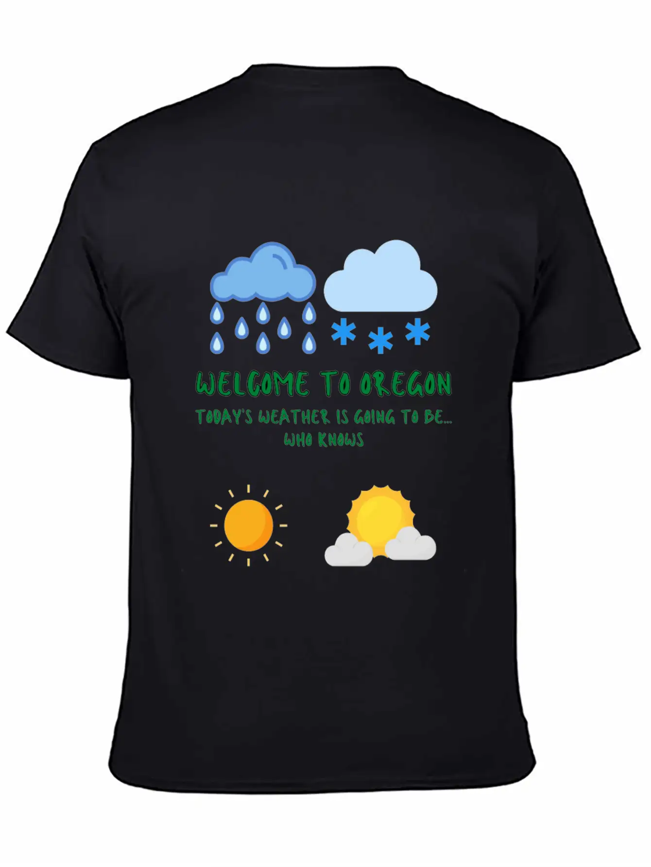 Welcome To Oregon Unisex Casual T-Shirt – Clean Design For Daily Comfort