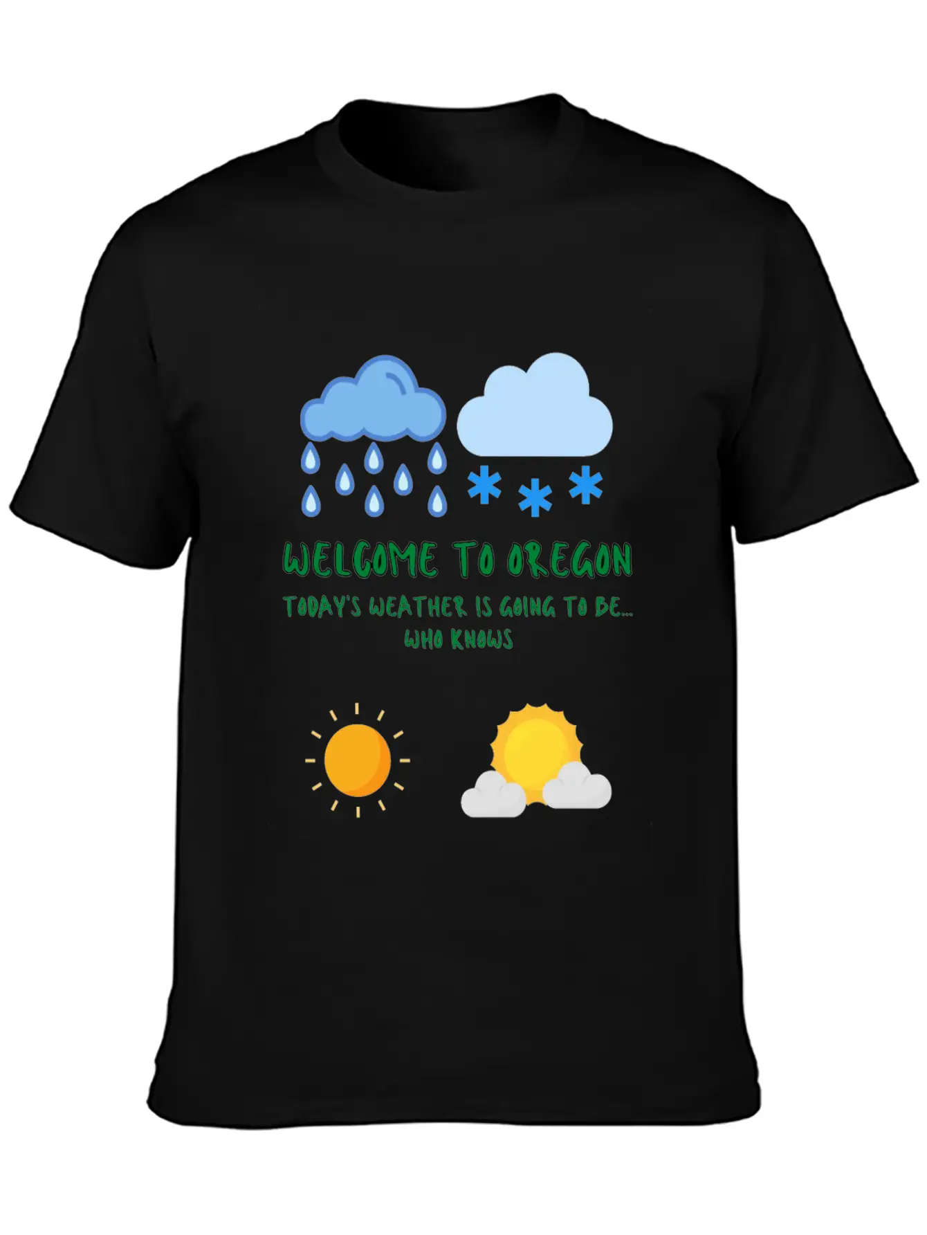 Welcome To Oregon Unisex Casual T-Shirt – Clean Design For Daily Comfort