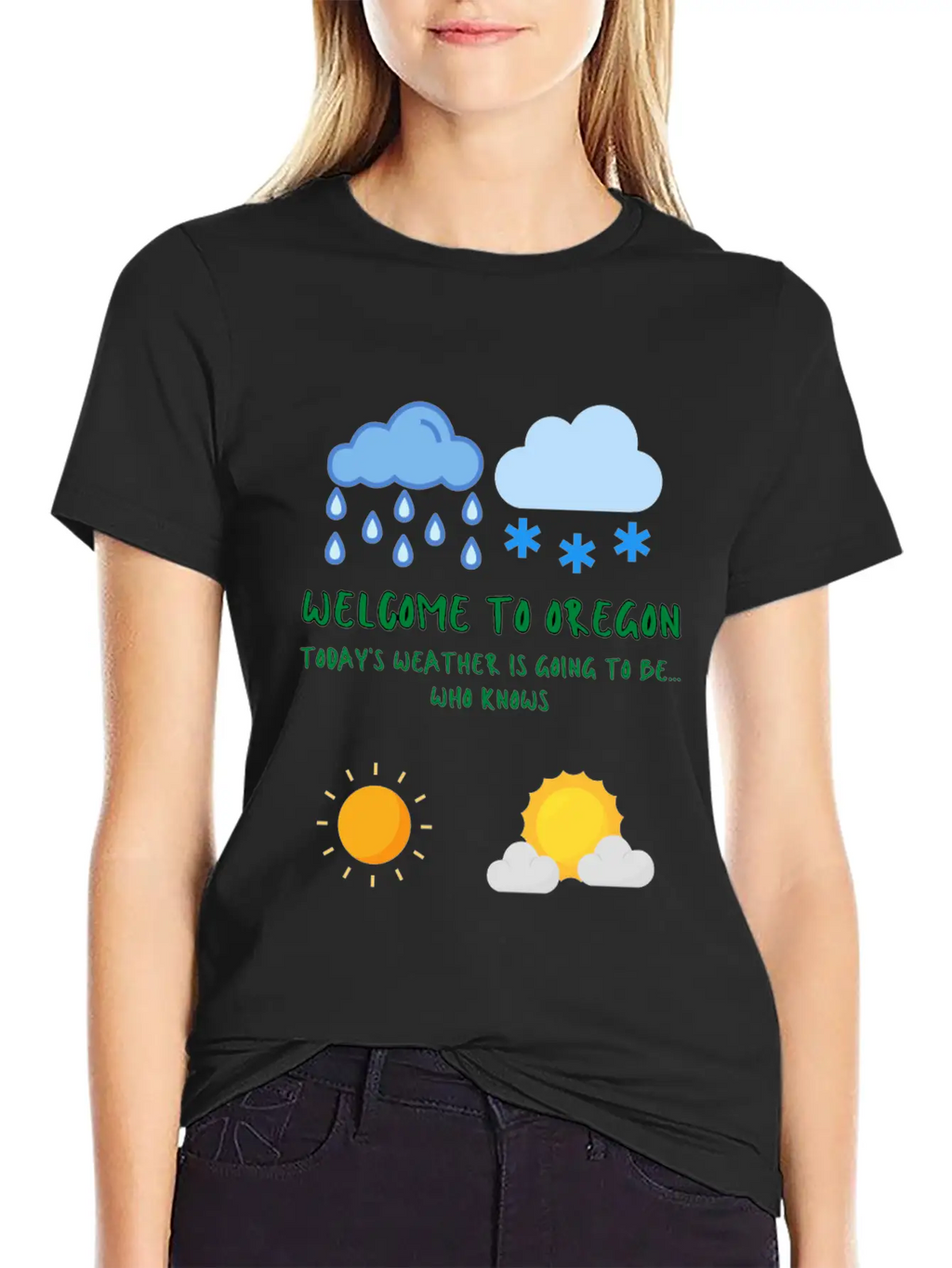 Welcome To Oregon Unisex Casual T-Shirt – Clean Design For Daily Comfort
