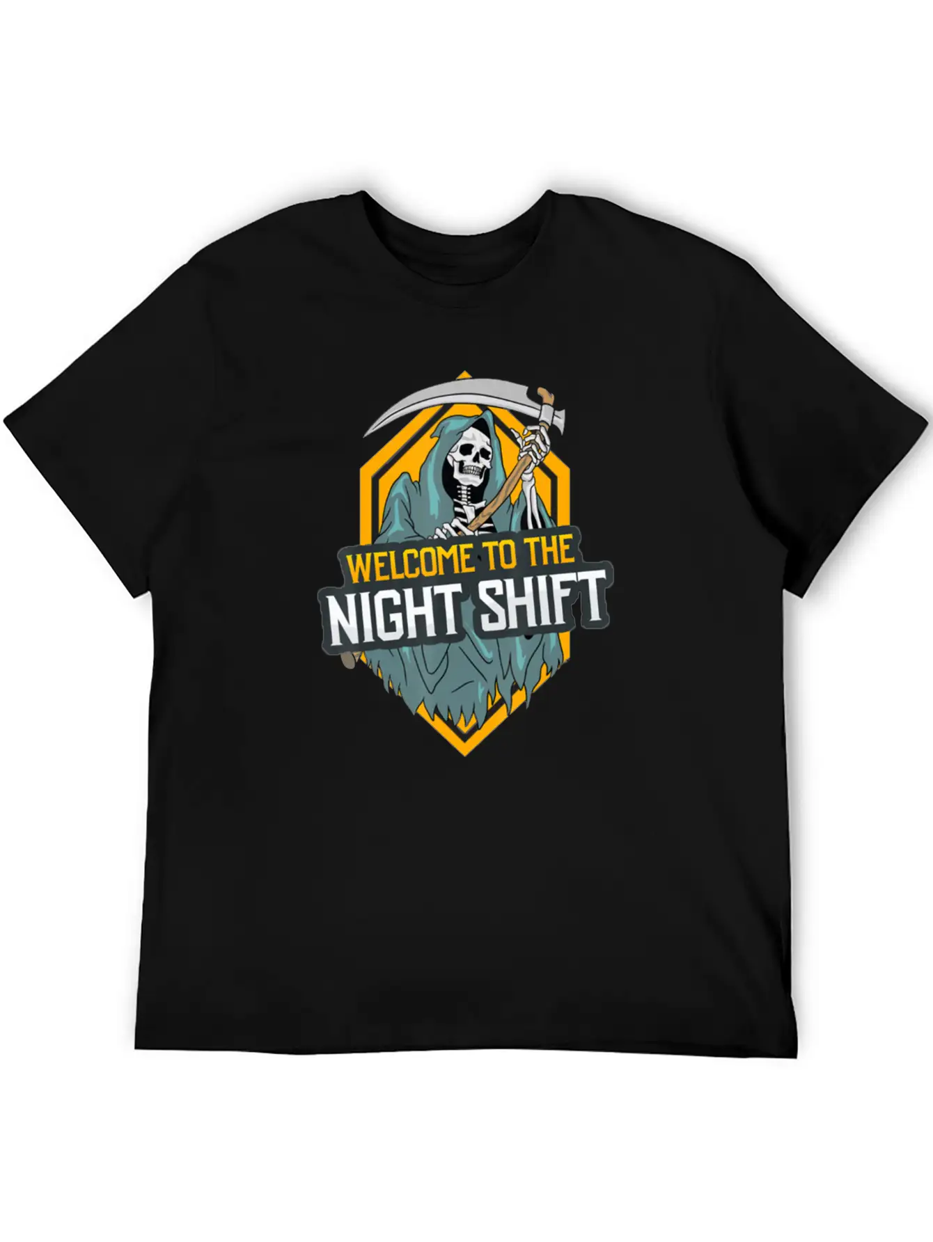 Welcome To The Night Shift Unisex Short Sleeve Soft Cotton T-Shirt – Casual Everyday Wear