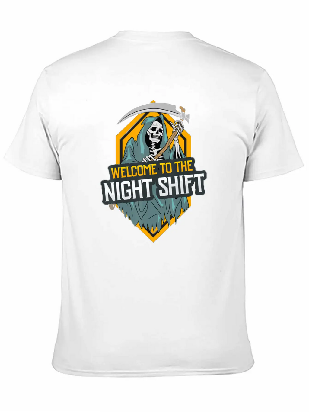 Welcome To The Night Shift Unisex Short Sleeve Soft Cotton T-Shirt – Casual Everyday Wear