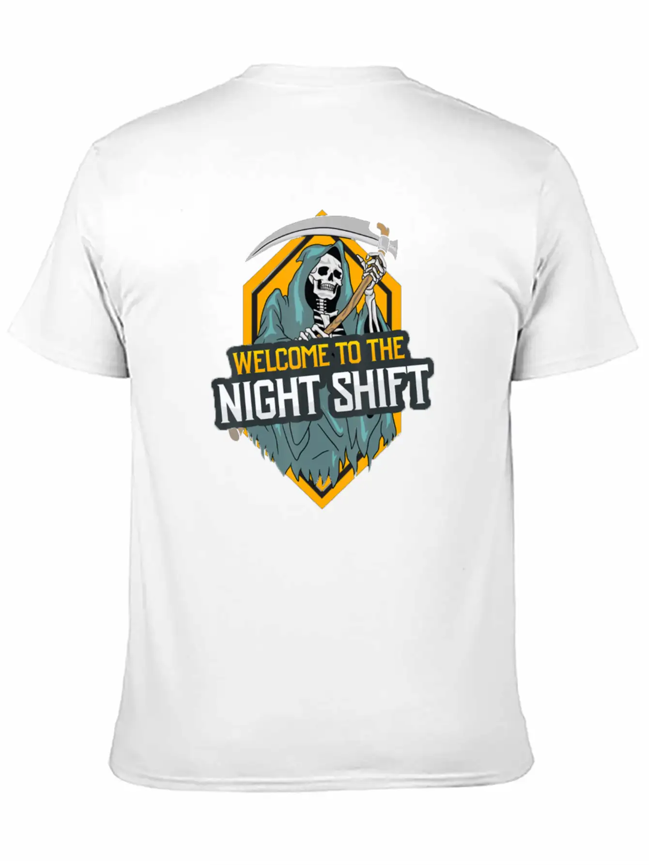 Welcome To The Night Shift Unisex Short Sleeve Soft Cotton T-Shirt – Casual Everyday Wear