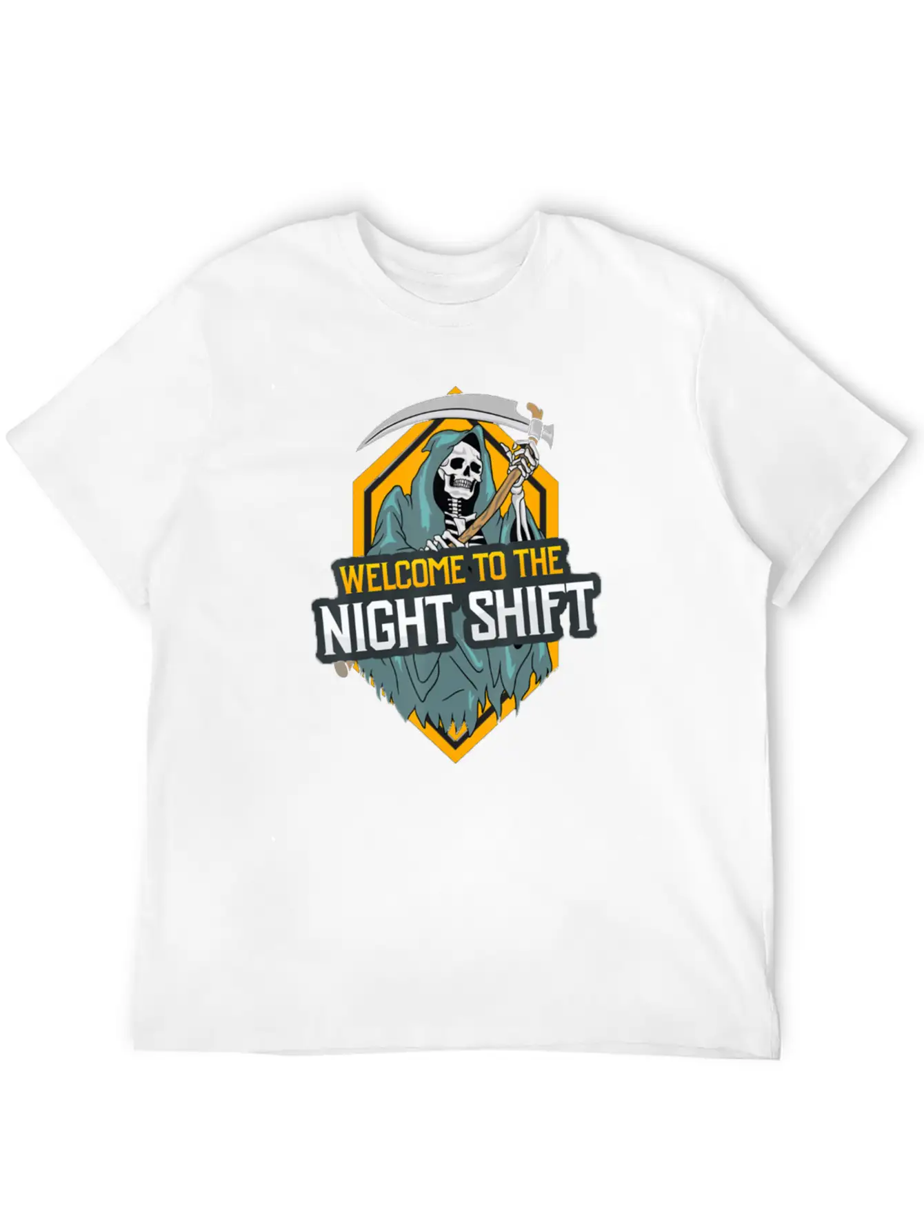Welcome To The Night Shift Unisex Short Sleeve Soft Cotton T-Shirt – Casual Everyday Wear