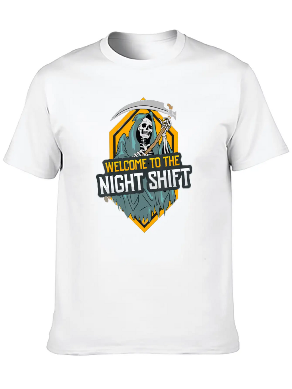 Welcome To The Night Shift Unisex Short Sleeve Soft Cotton T-Shirt – Casual Everyday Wear