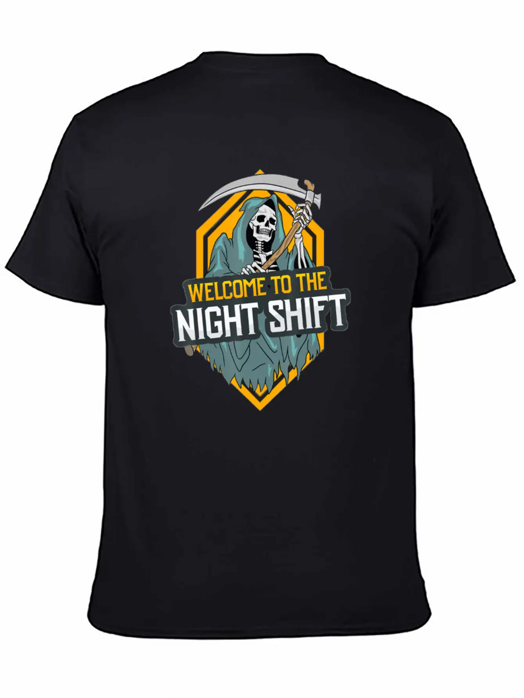 Welcome To The Night Shift Unisex Short Sleeve Soft Cotton T-Shirt – Casual Everyday Wear