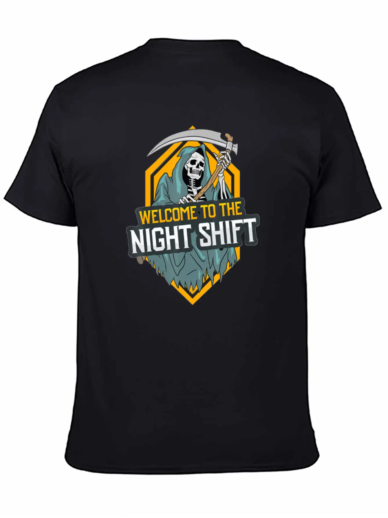 Welcome To The Night Shift Unisex Short Sleeve Soft Cotton T-Shirt – Casual Everyday Wear
