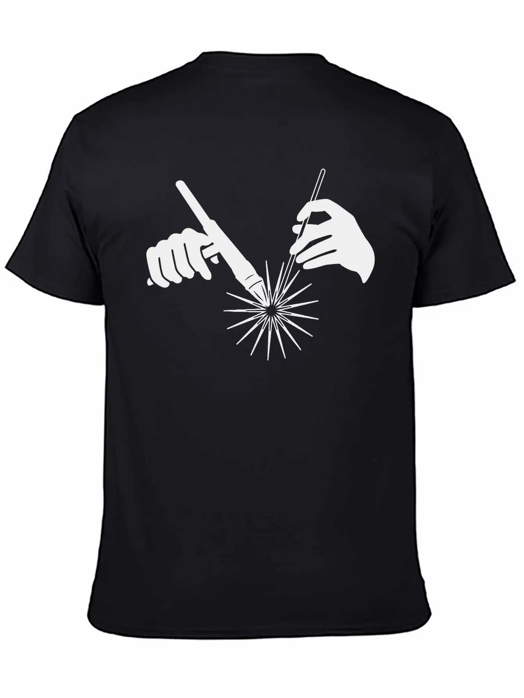 Welder Hands Welding Metal Essential Cotton Tee For Daily Outfits – Unisex Style