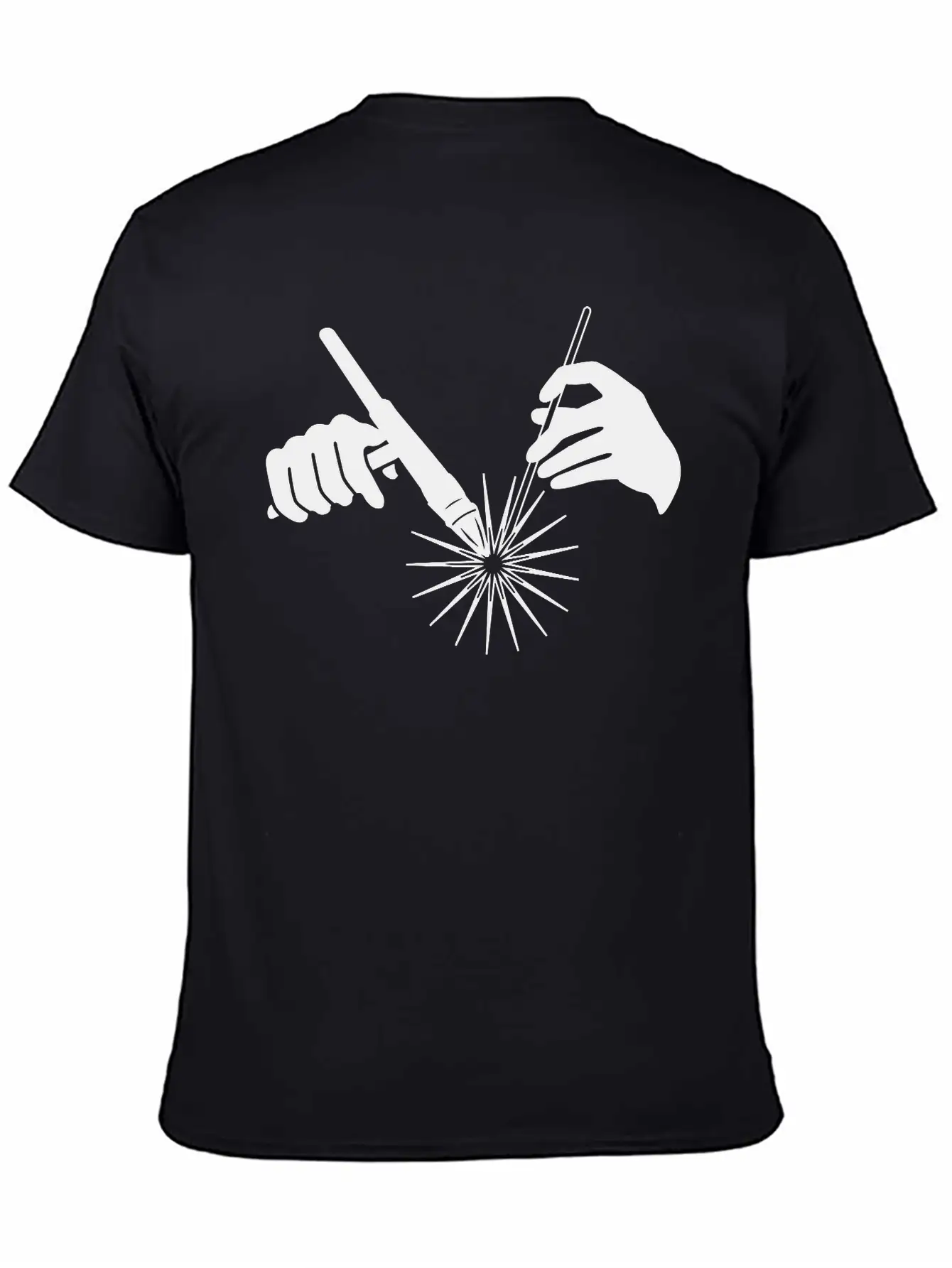 Welder Hands Welding Metal Essential Cotton Tee For Daily Outfits – Unisex Style