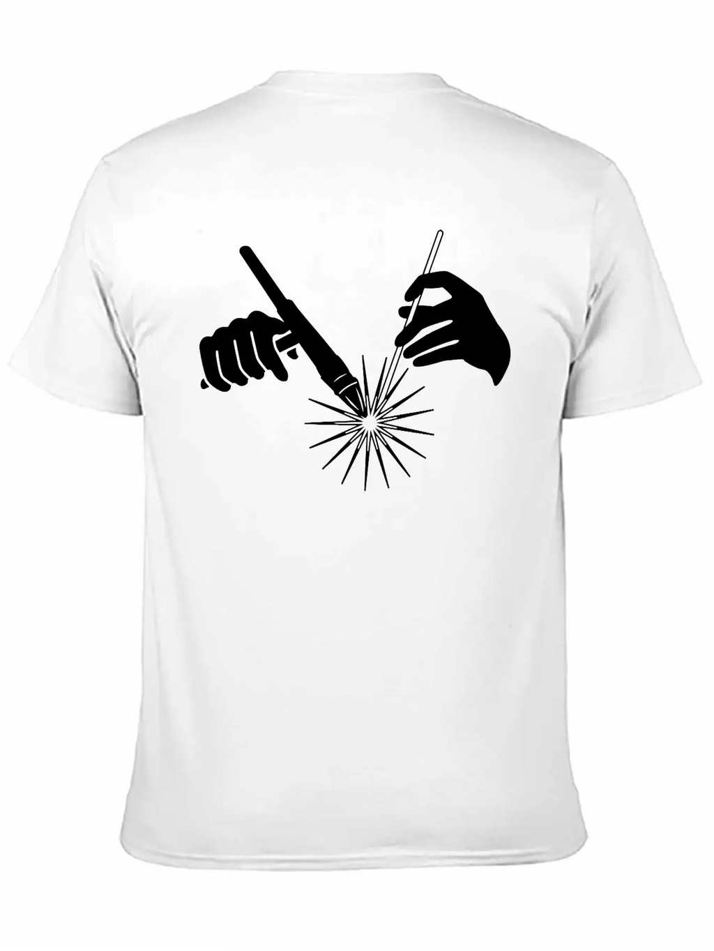 Welder Hands Welding Metal Essential Cotton Tee For Daily Outfits – Unisex Style