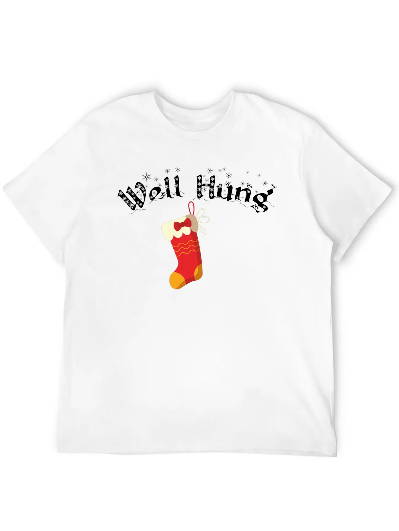 Well Hung Christmas Shirt Breathable Soft Cotton T-Shirt – Timeless Casual Look