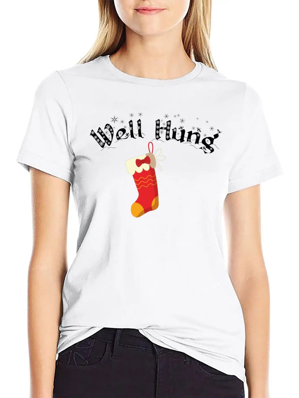 Well Hung Christmas Shirt Breathable Soft Cotton T-Shirt – Timeless Casual Look