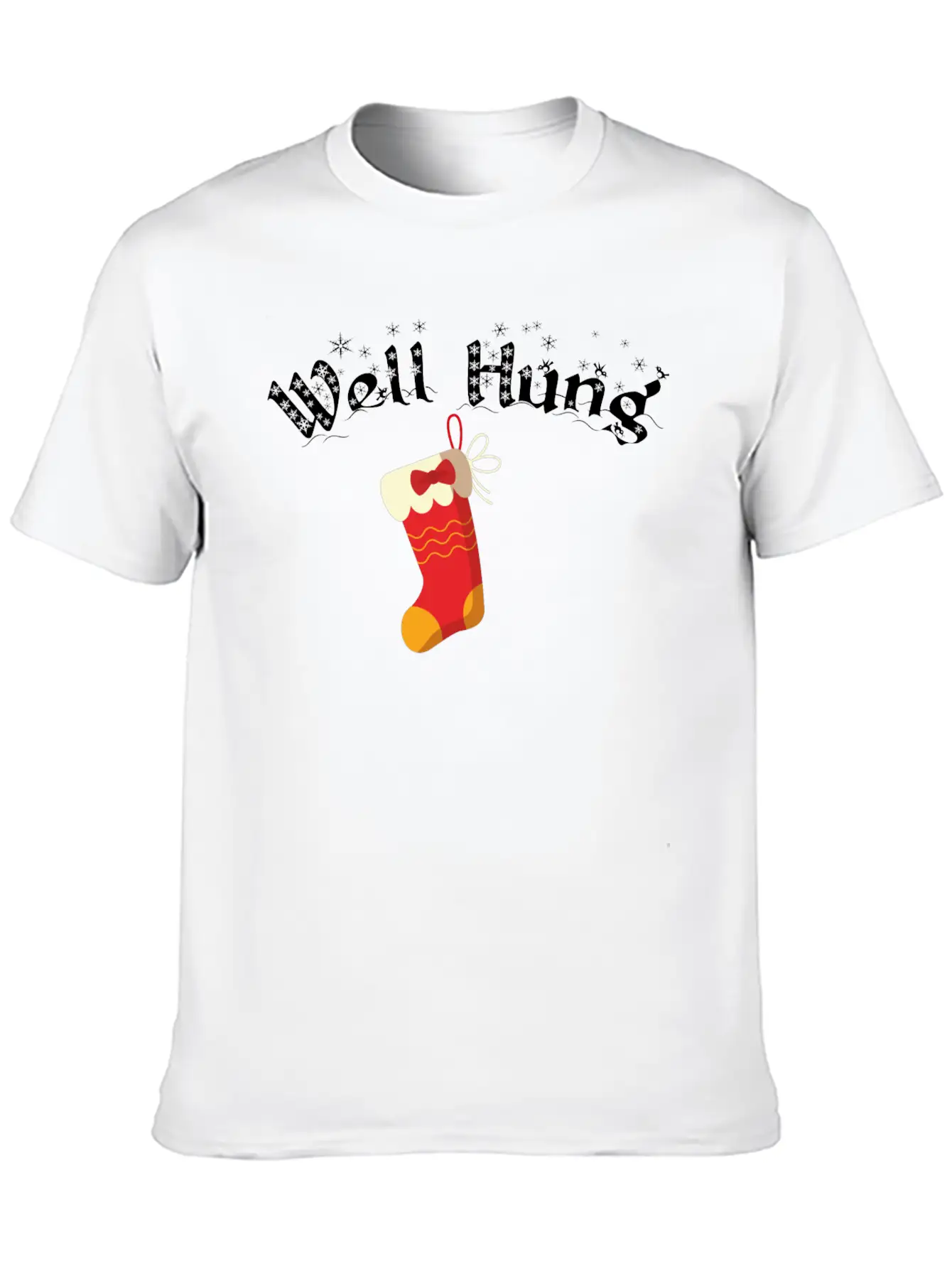Well Hung Christmas Shirt Breathable Soft Cotton T-Shirt – Timeless Casual Look