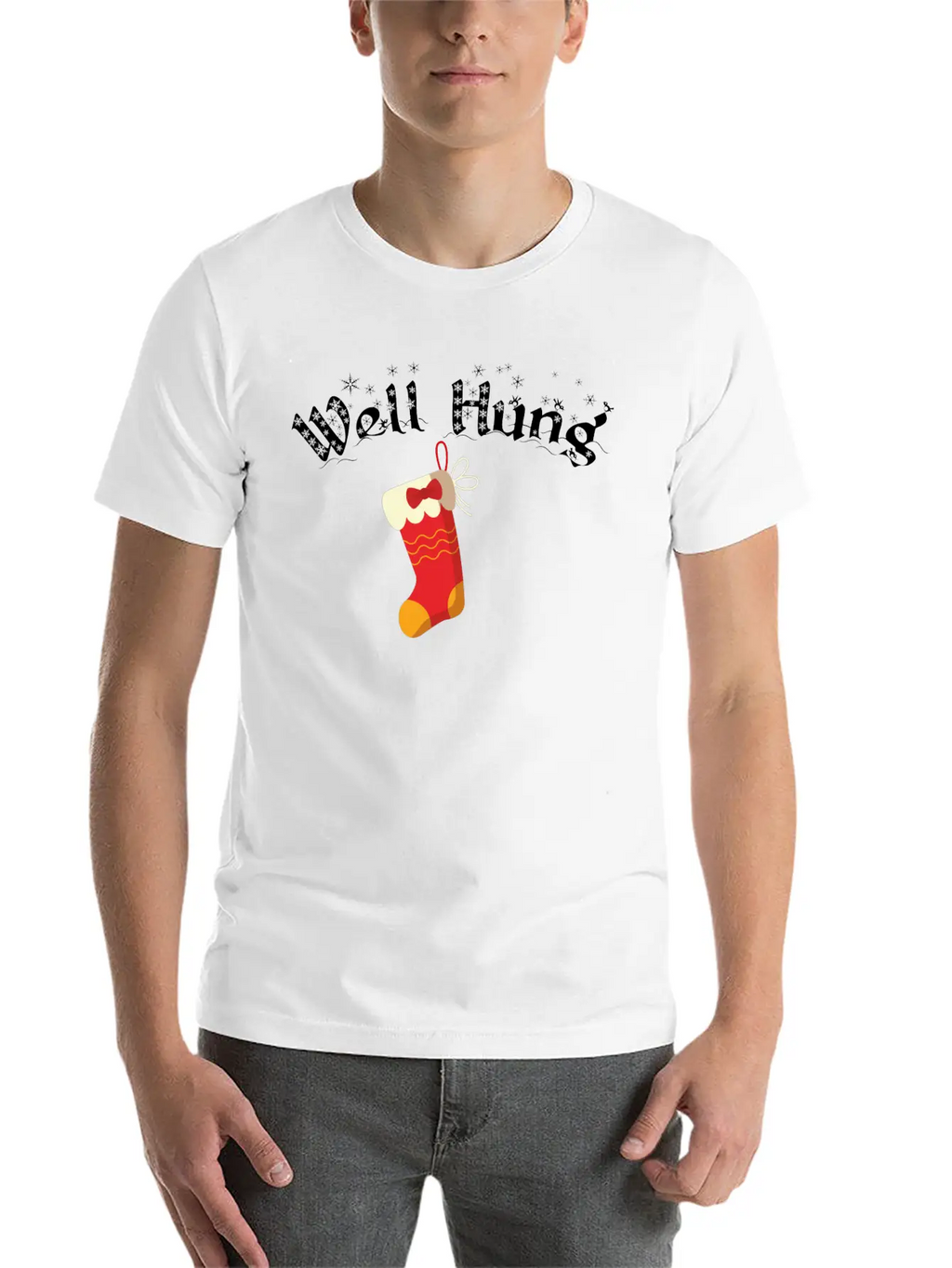 Well Hung Christmas Shirt Breathable Soft Cotton T-Shirt – Timeless Casual Look
