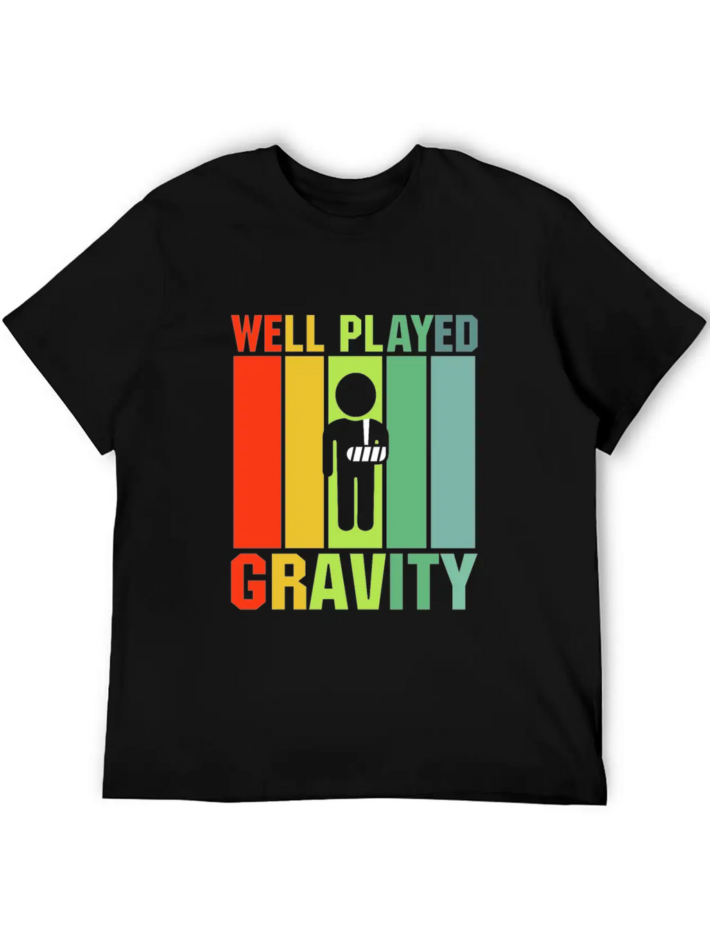 Well Played Gravity Unisex Casual T-Shirt – Clean Design For Daily Comfort