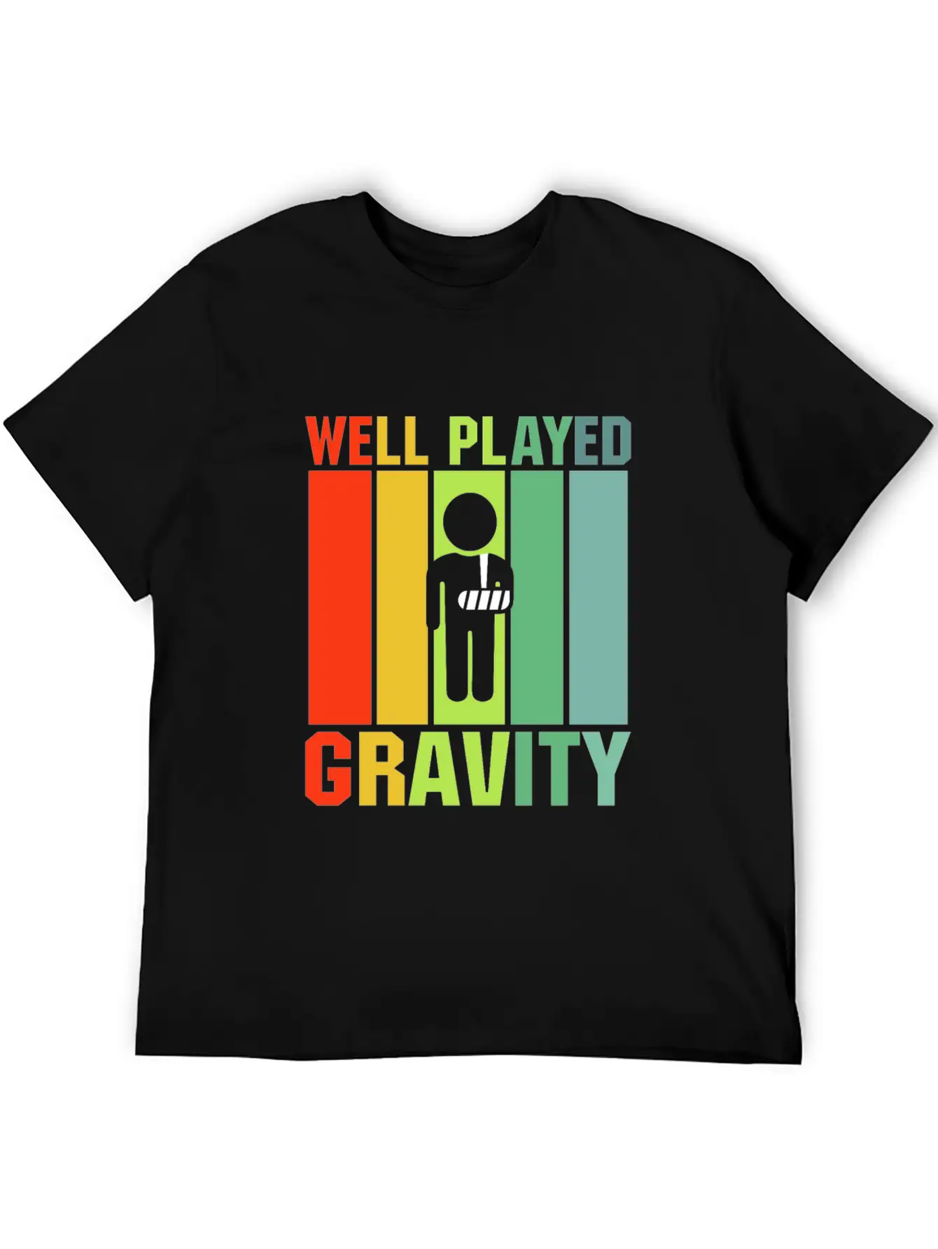 Well Played Gravity Unisex Casual T-Shirt – Clean Design For Daily Comfort