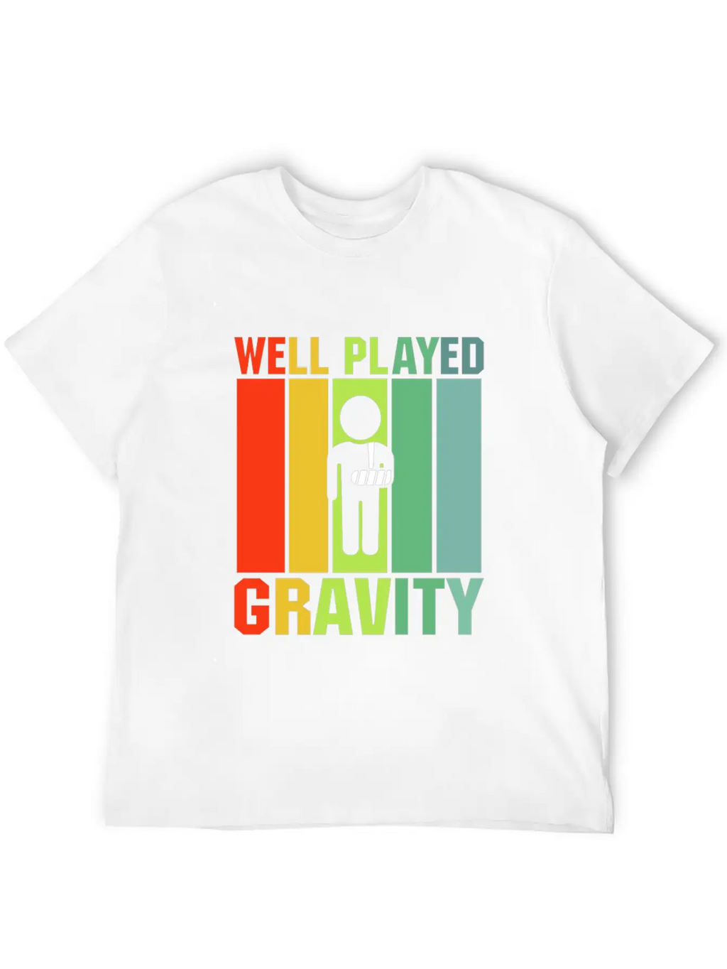 Well Played Gravity Unisex Casual T-Shirt – Clean Design For Daily Comfort