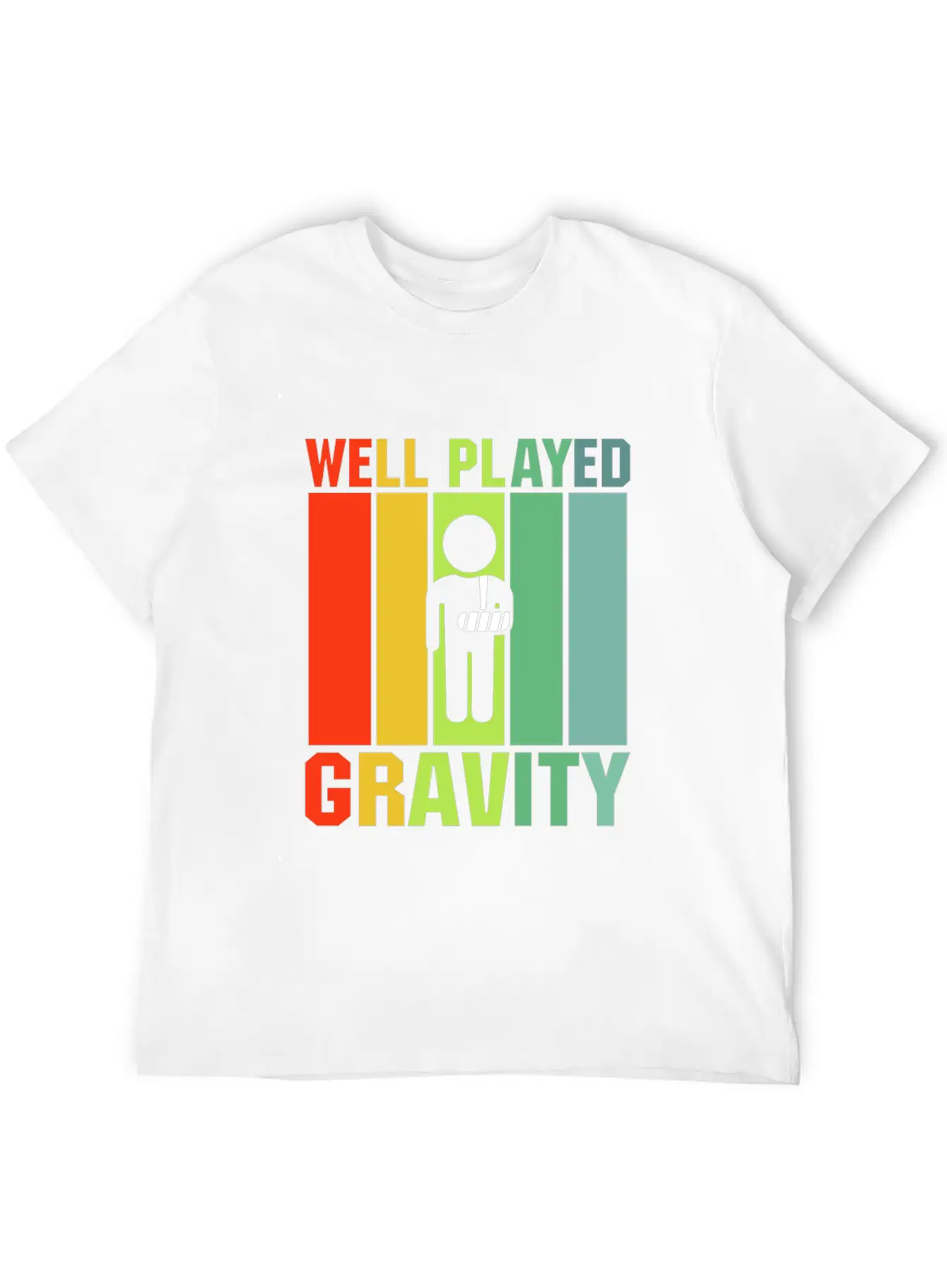 Well Played Gravity Unisex Casual T-Shirt – Clean Design For Daily Comfort