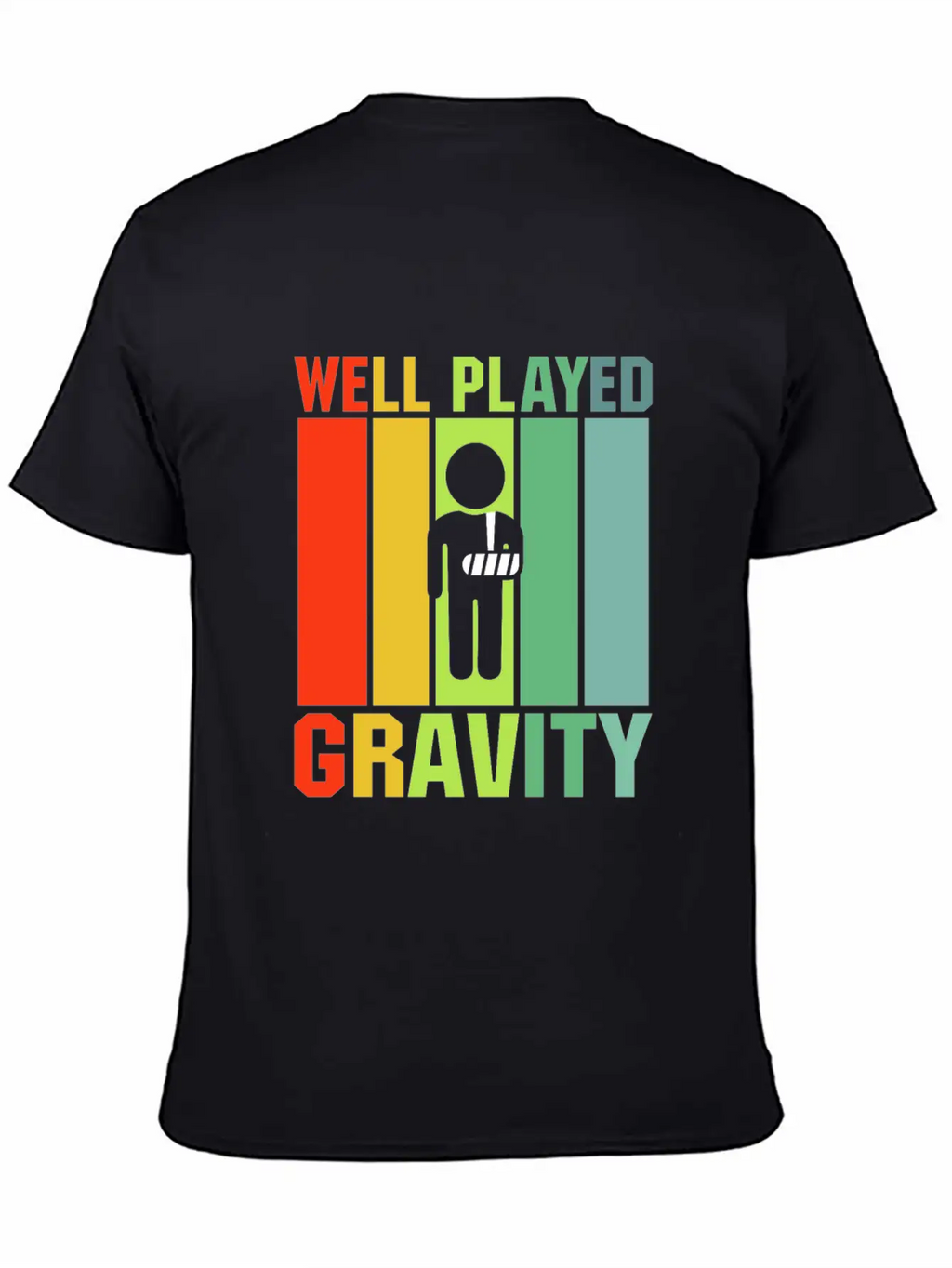 Well Played Gravity Unisex Casual T-Shirt – Clean Design For Daily Comfort