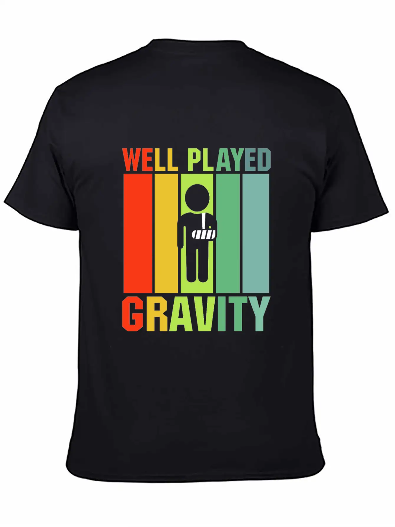 Well Played Gravity Unisex Casual T-Shirt – Clean Design For Daily Comfort