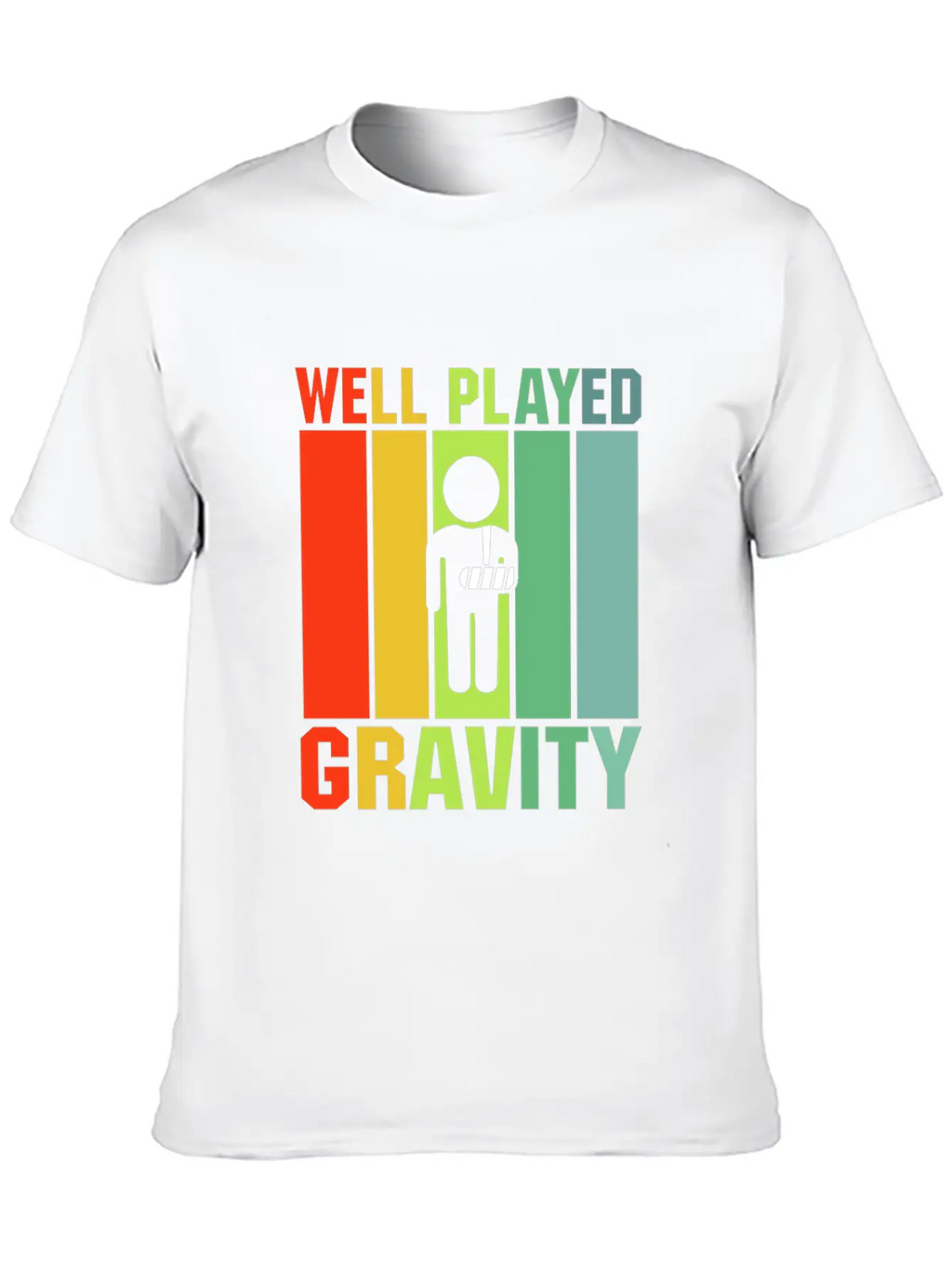 Well Played Gravity Unisex Casual T-Shirt – Clean Design For Daily Comfort