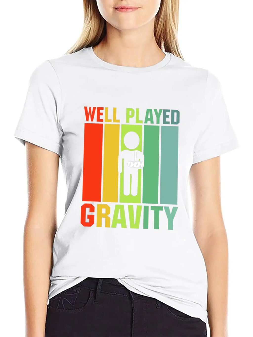 Well Played Gravity Unisex Casual T-Shirt – Clean Design For Daily Comfort
