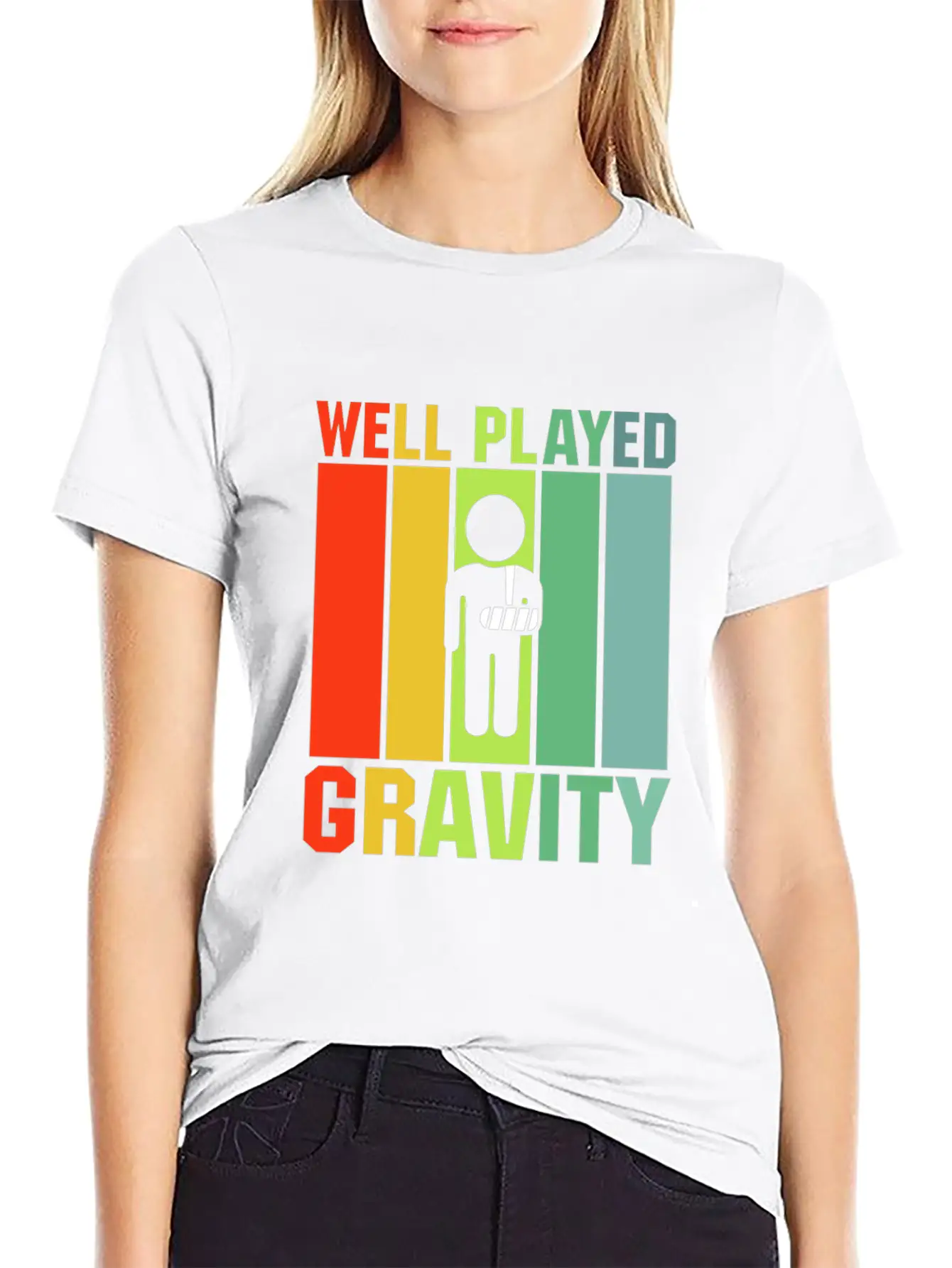 Well Played Gravity Unisex Casual T-Shirt – Clean Design For Daily Comfort