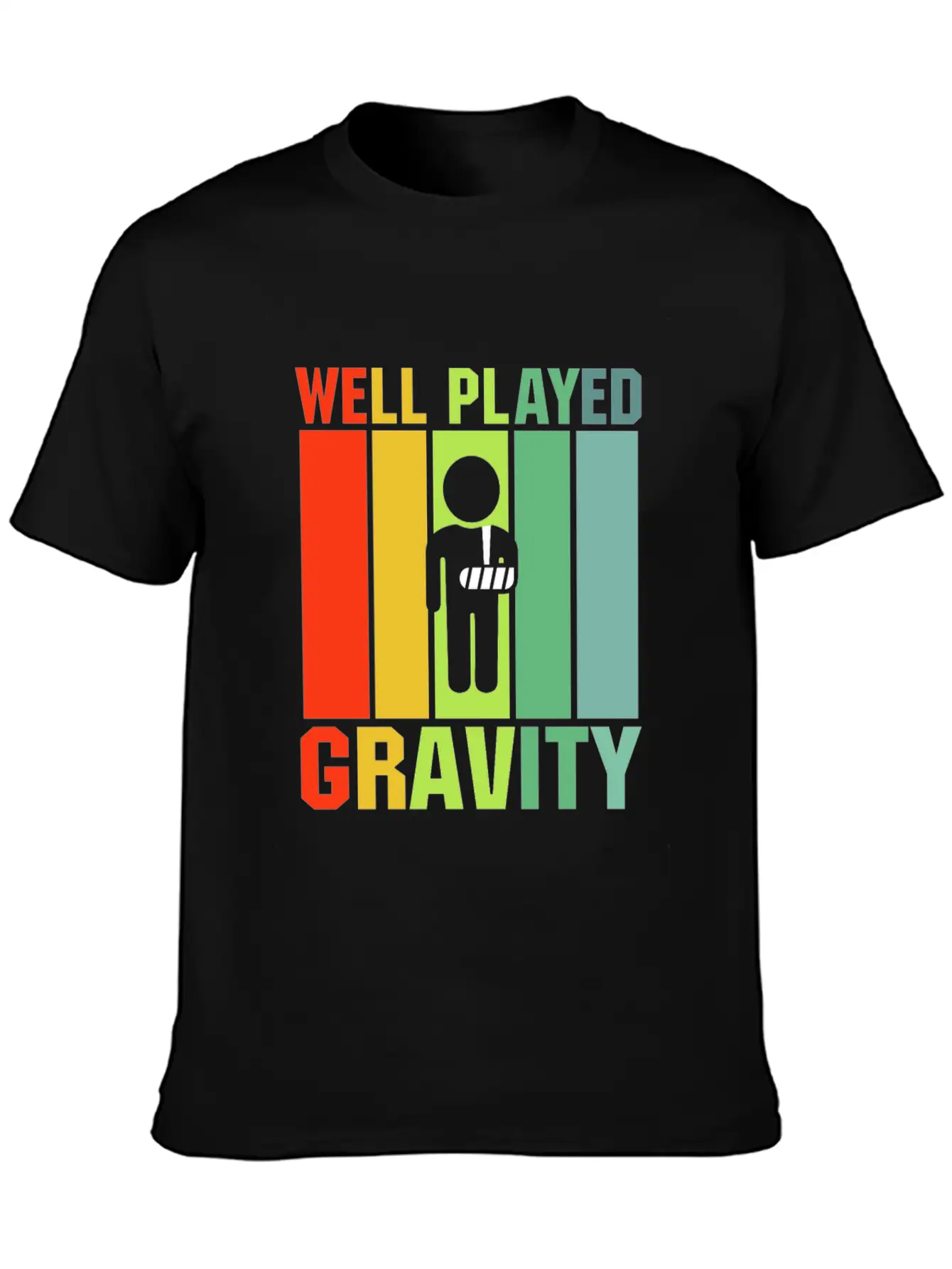 Well Played Gravity Unisex Casual T-Shirt – Clean Design For Daily Comfort