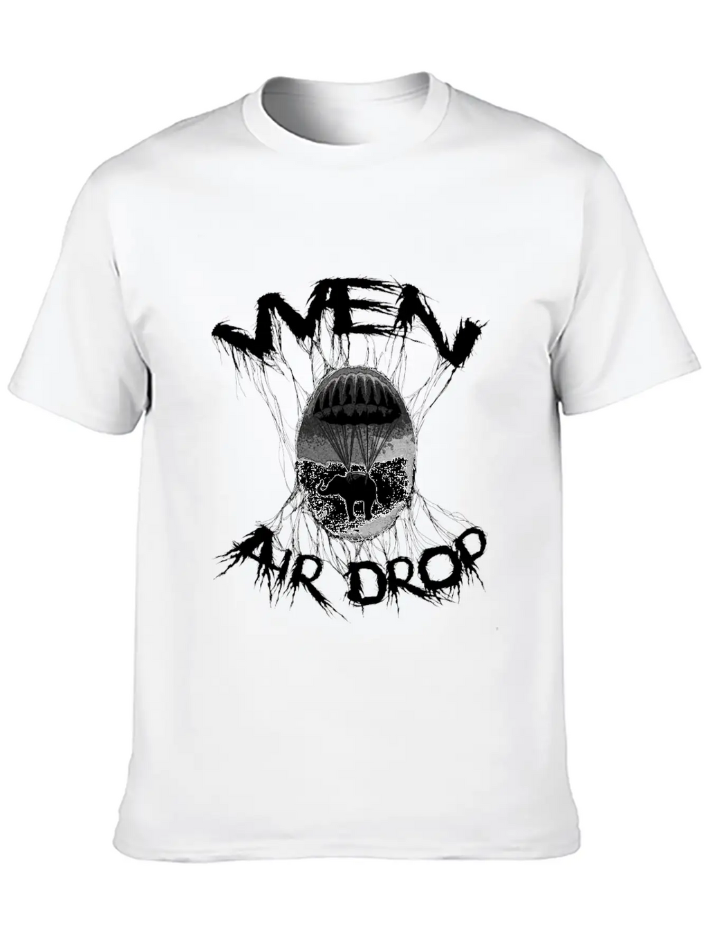 Wen Air Drop Classic Fit Graphic Tee For Daily Comfort – Unisex Cotton Shirt
