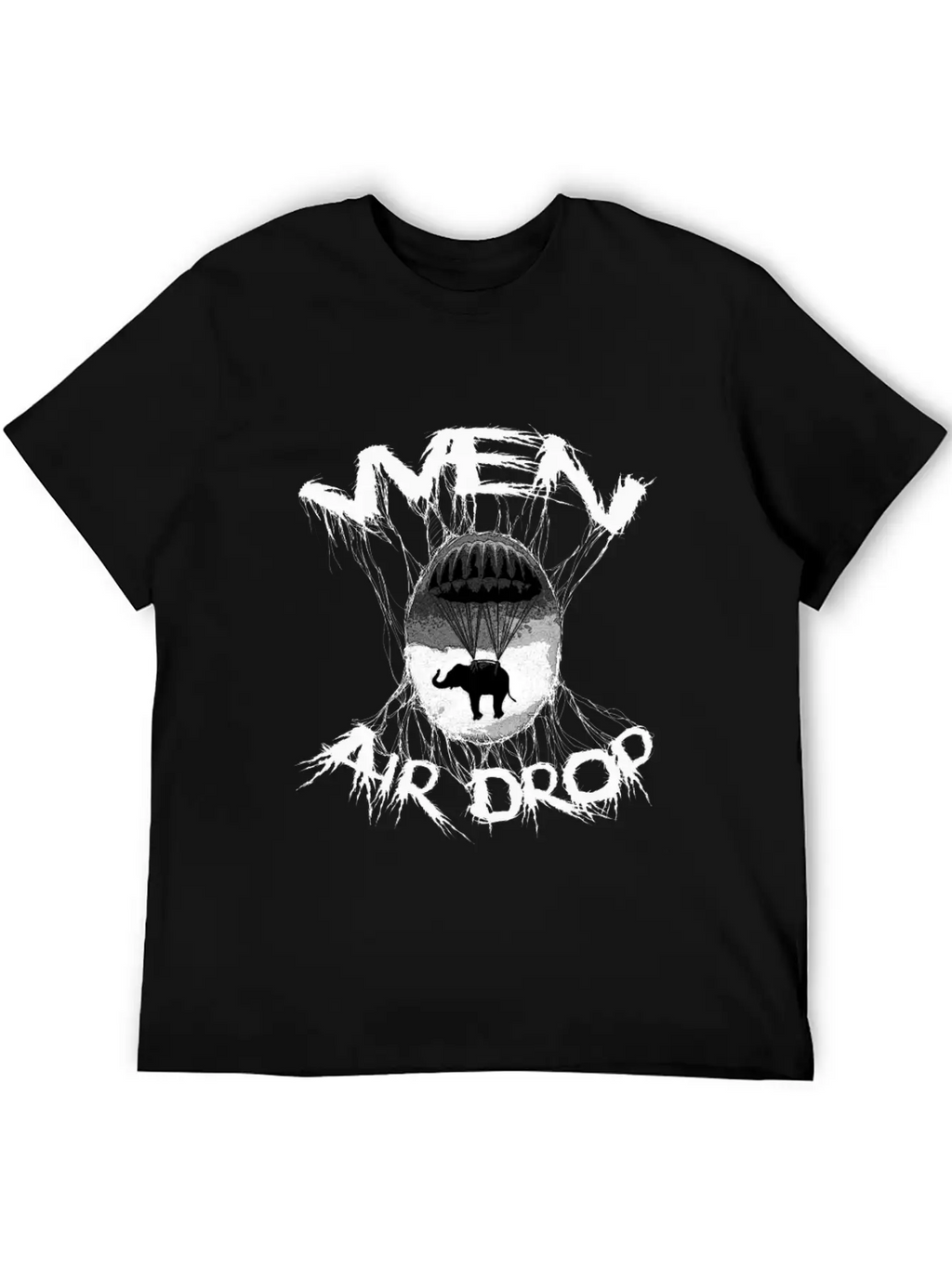 Wen Air Drop Classic Fit Graphic Tee For Daily Comfort – Unisex Cotton Shirt