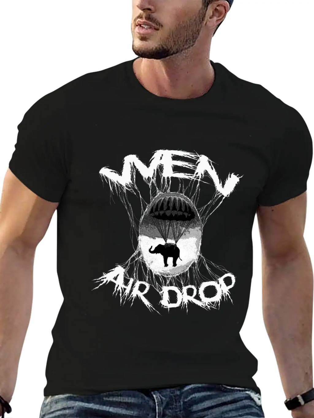 Wen Air Drop Classic Fit Graphic Tee For Daily Comfort – Unisex Cotton Shirt
