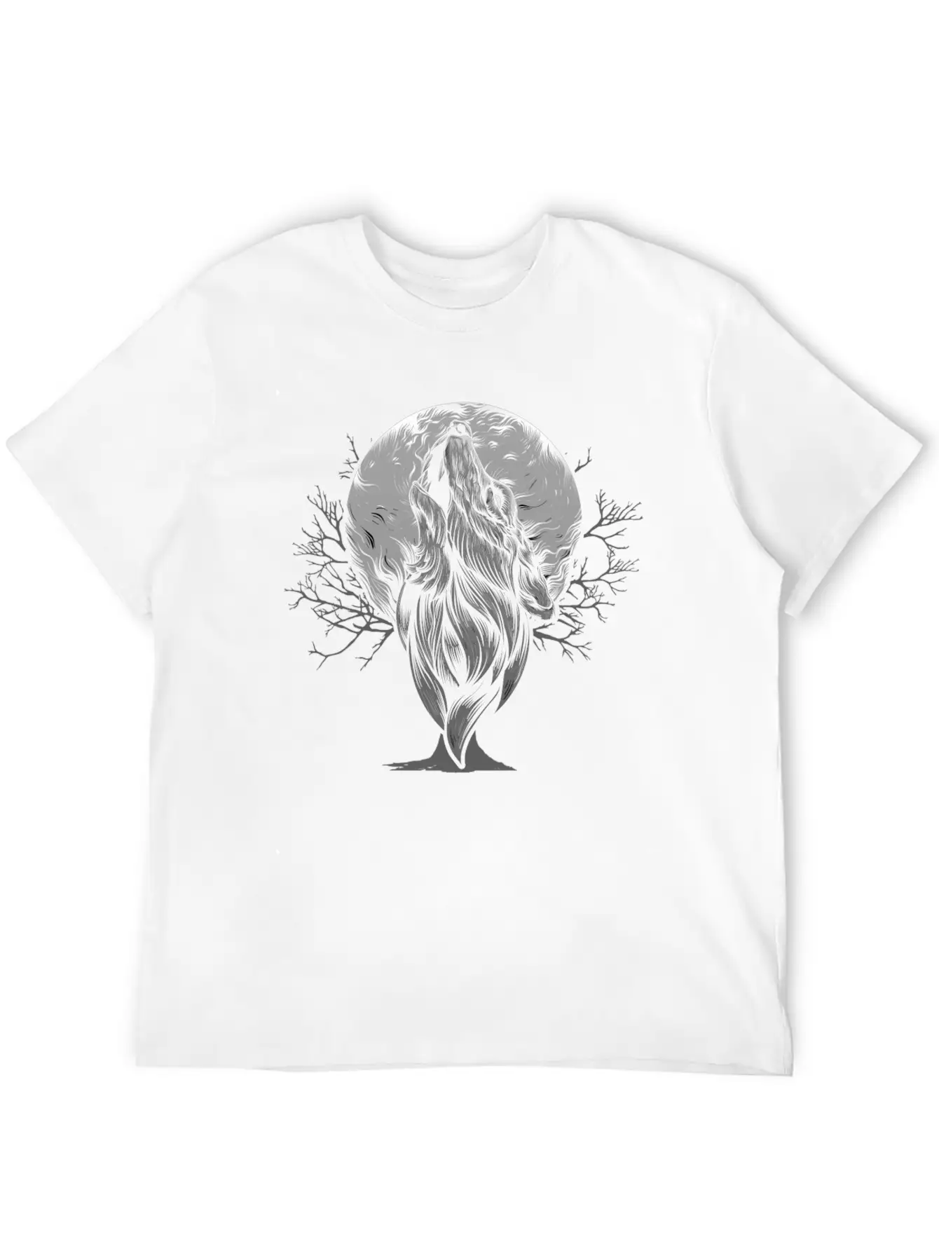 Werewolf Wolf Full Moon Gifts Stylish Everyday T-Shirt – Unisex Basic Cotton Tee
