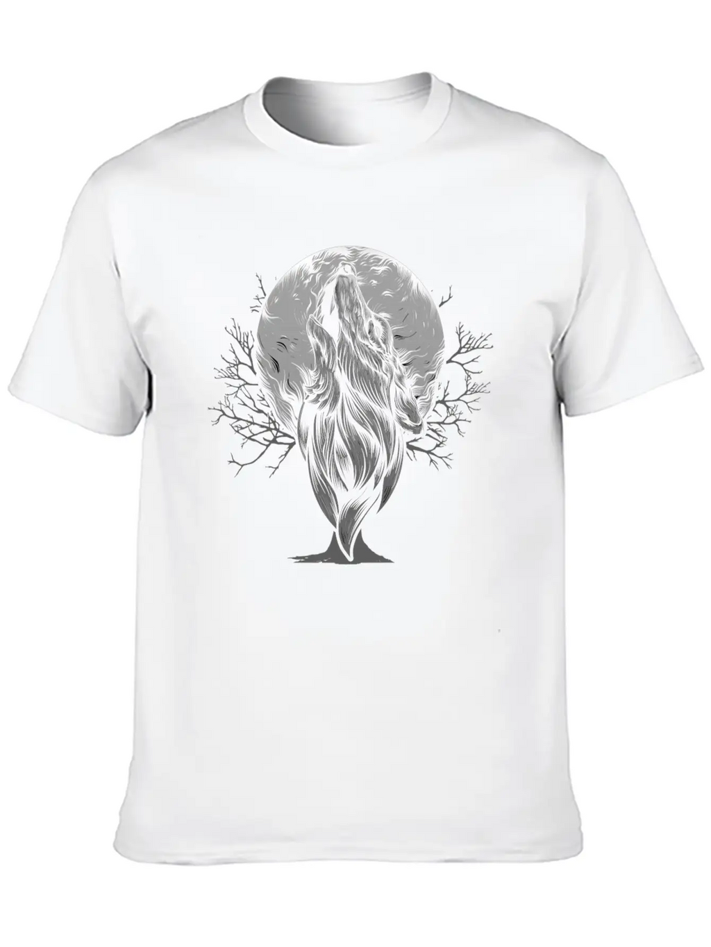 Werewolf Wolf Full Moon Gifts Stylish Everyday T-Shirt – Unisex Basic Cotton Tee