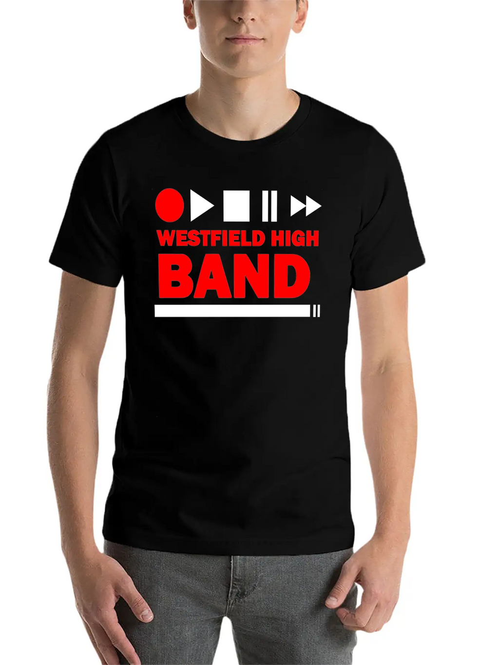 WESTFIELD HIGH BAND Stylish Everyday T-Shirt – Unisex Basic Cotton Tee