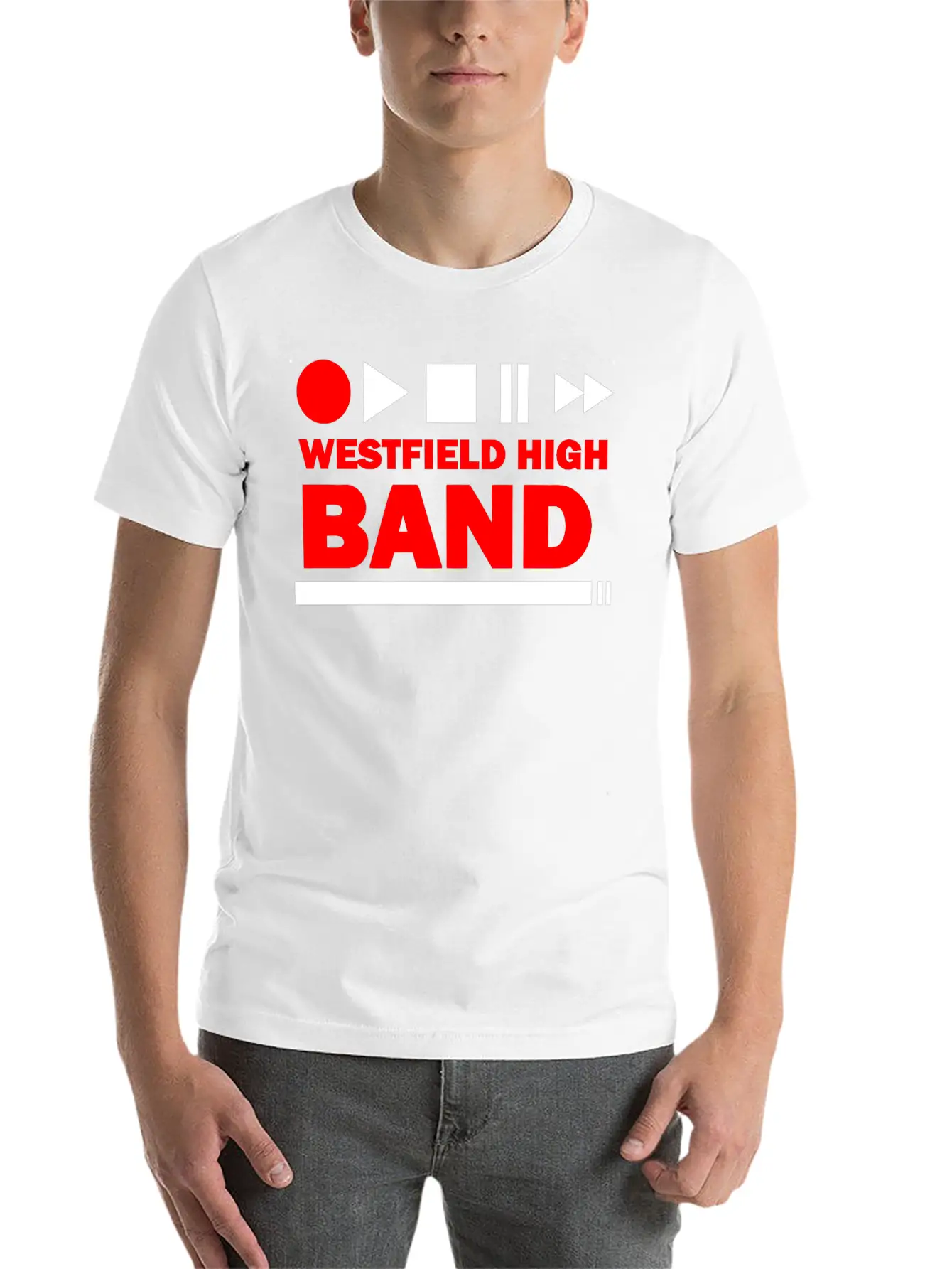 WESTFIELD HIGH BAND Stylish Everyday T-Shirt – Unisex Basic Cotton Tee