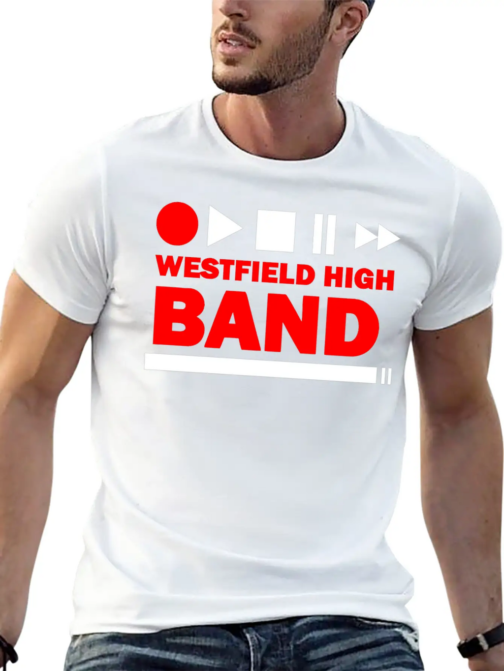 WESTFIELD HIGH BAND Stylish Everyday T-Shirt – Unisex Basic Cotton Tee