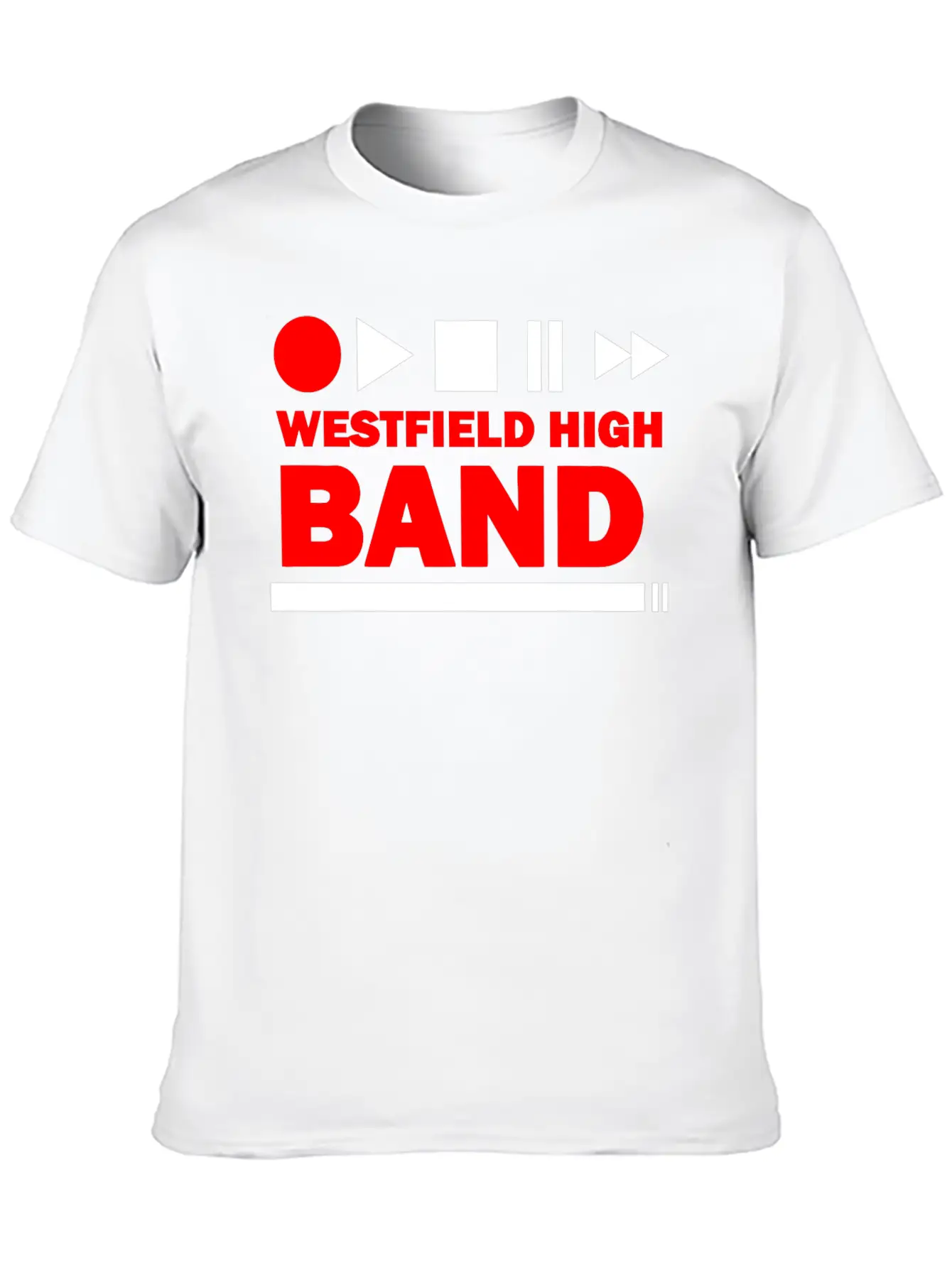 WESTFIELD HIGH BAND Stylish Everyday T-Shirt – Unisex Basic Cotton Tee