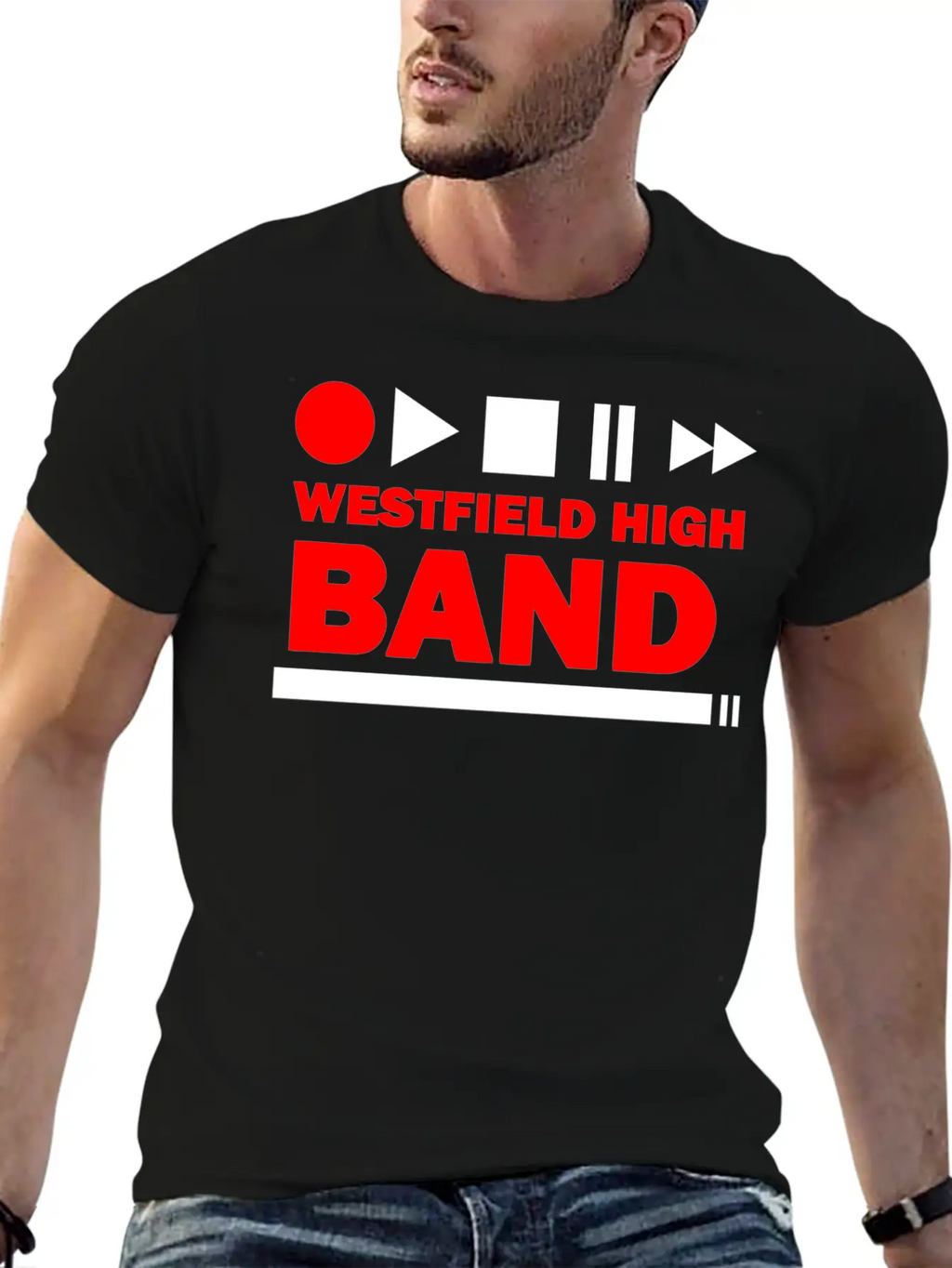 WESTFIELD HIGH BAND Stylish Everyday T-Shirt – Unisex Basic Cotton Tee