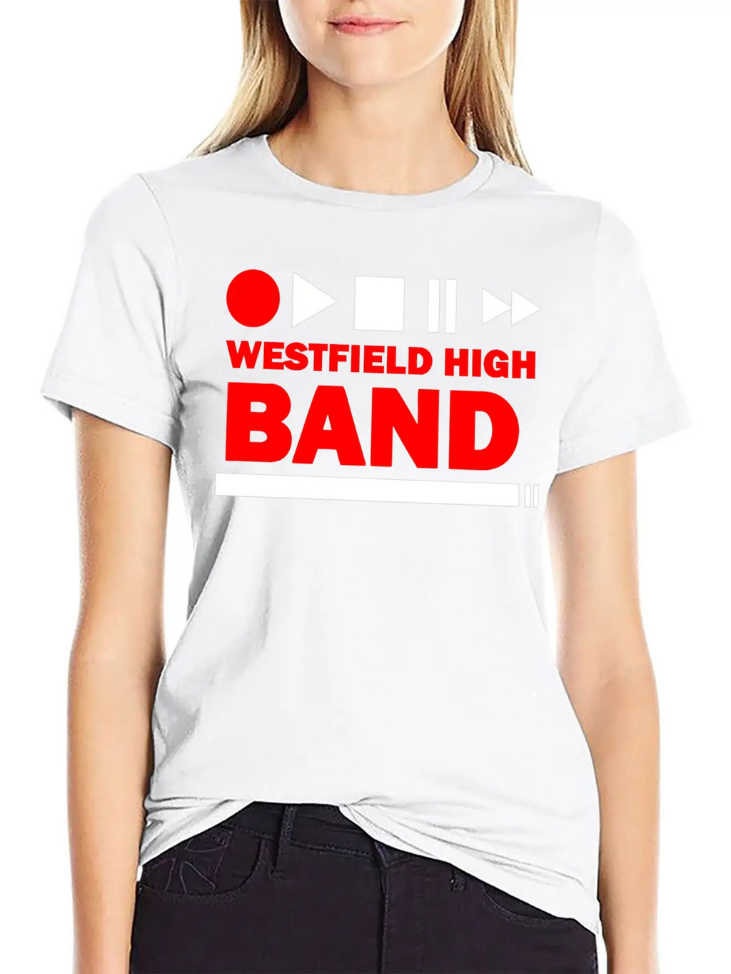 WESTFIELD HIGH BAND Stylish Everyday T-Shirt – Unisex Basic Cotton Tee